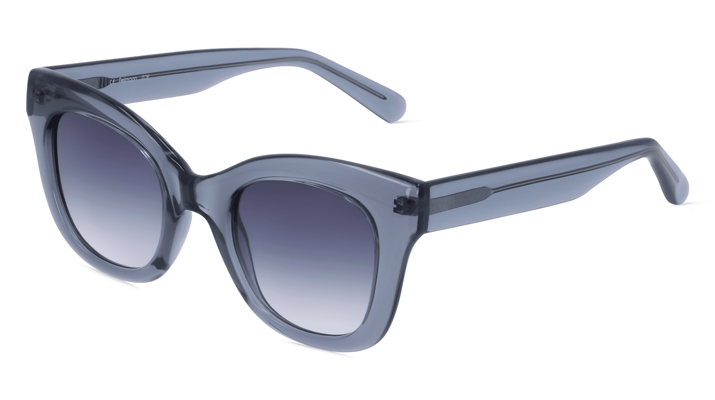 ZOE SUN Vrouwen Zonnebril, blauw transparant