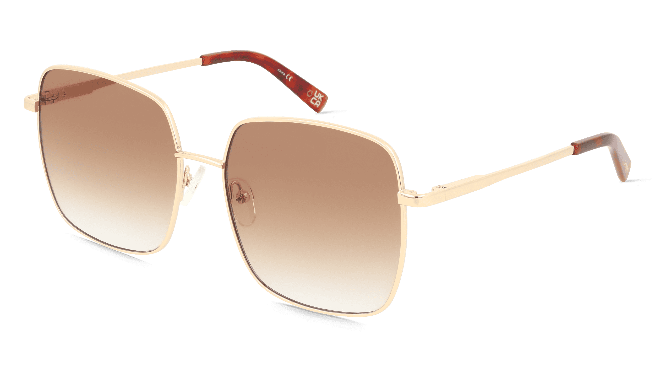 Le Specs THE CHERISHED Vrouwen Zonnebril, goud