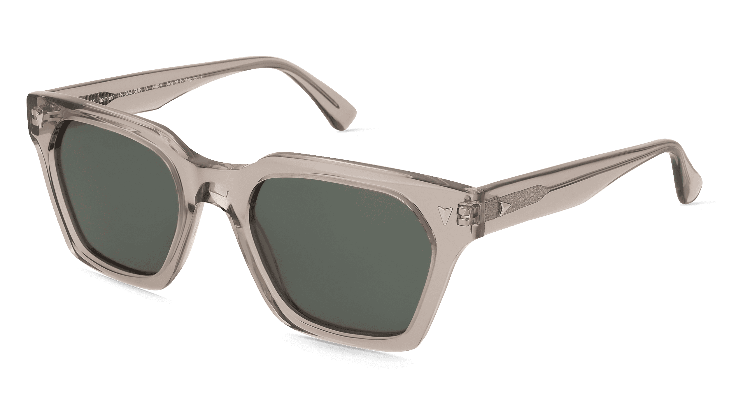Fielmann LN 064 SUN FA MIKA Mannen Zonnebril, beige transparant