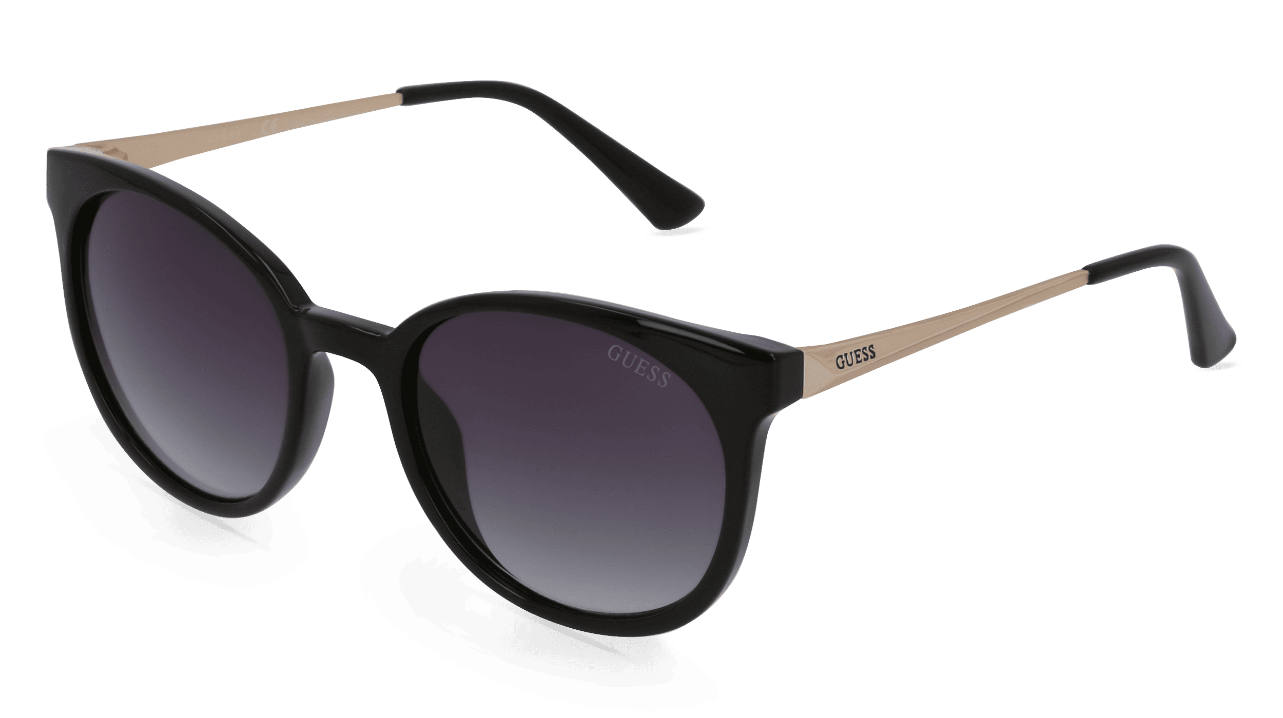 Guess GU7503 Unisex Zonnebril, zwart goud