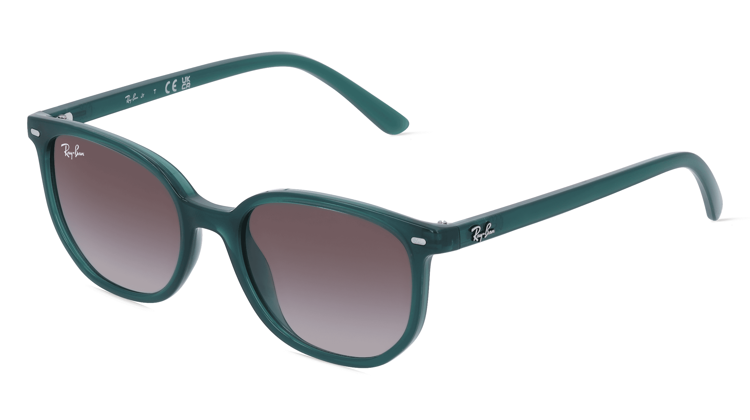 Ray-Ban Junior RJ9097S Unisex Zonnebril, blauw groen