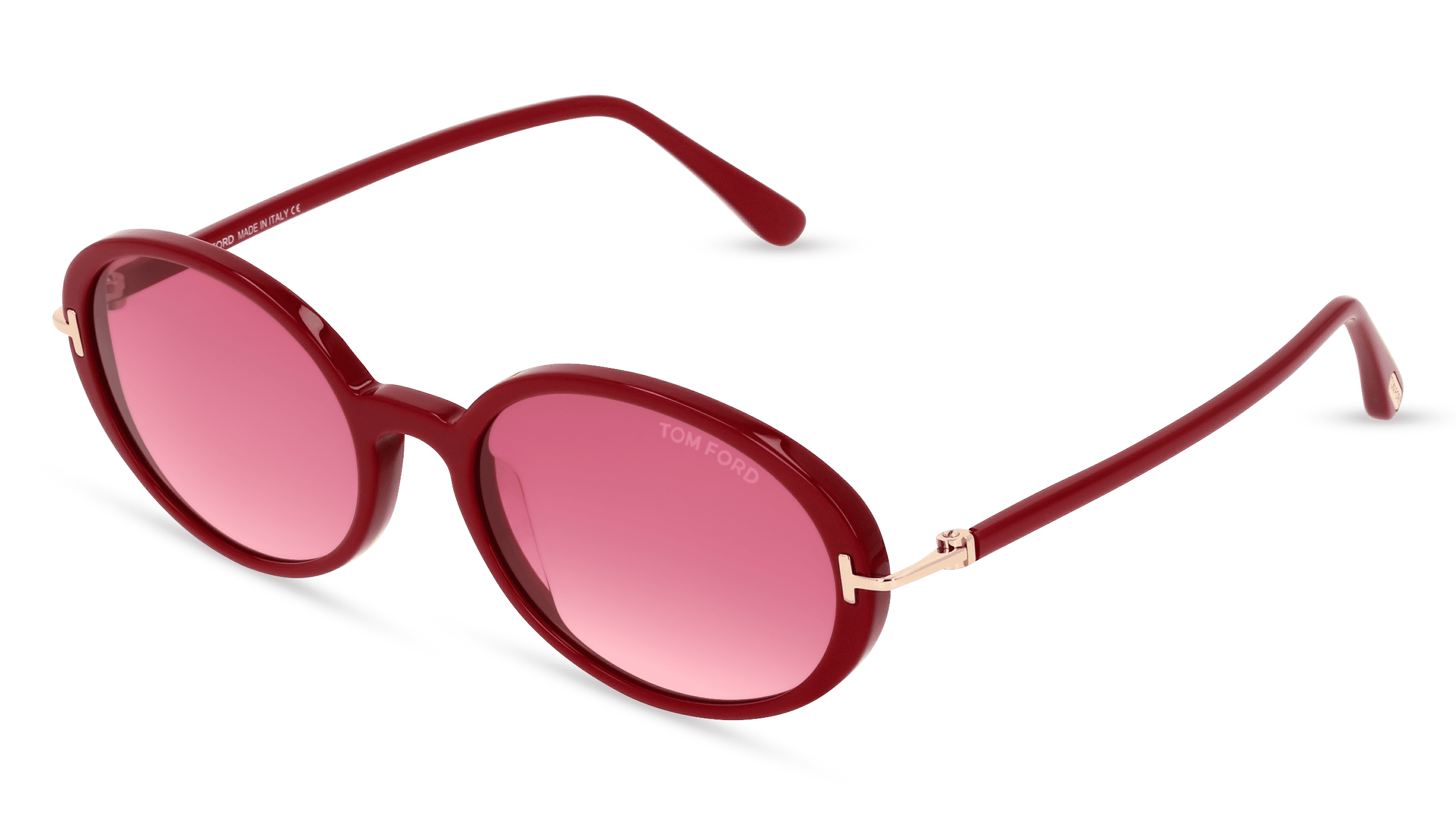 Tom Ford FT0922 Vrouwen Zonnebril, Fuchsia glanzend