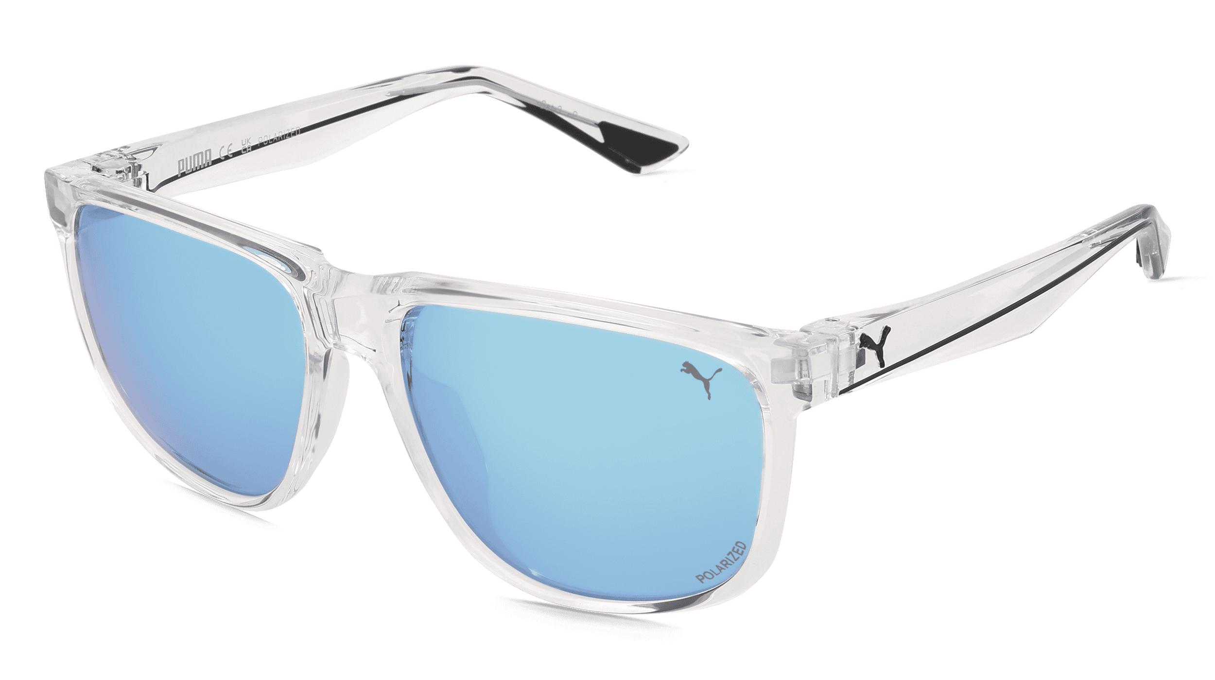 Puma PU0441S Unisex Zonnebril, Wit