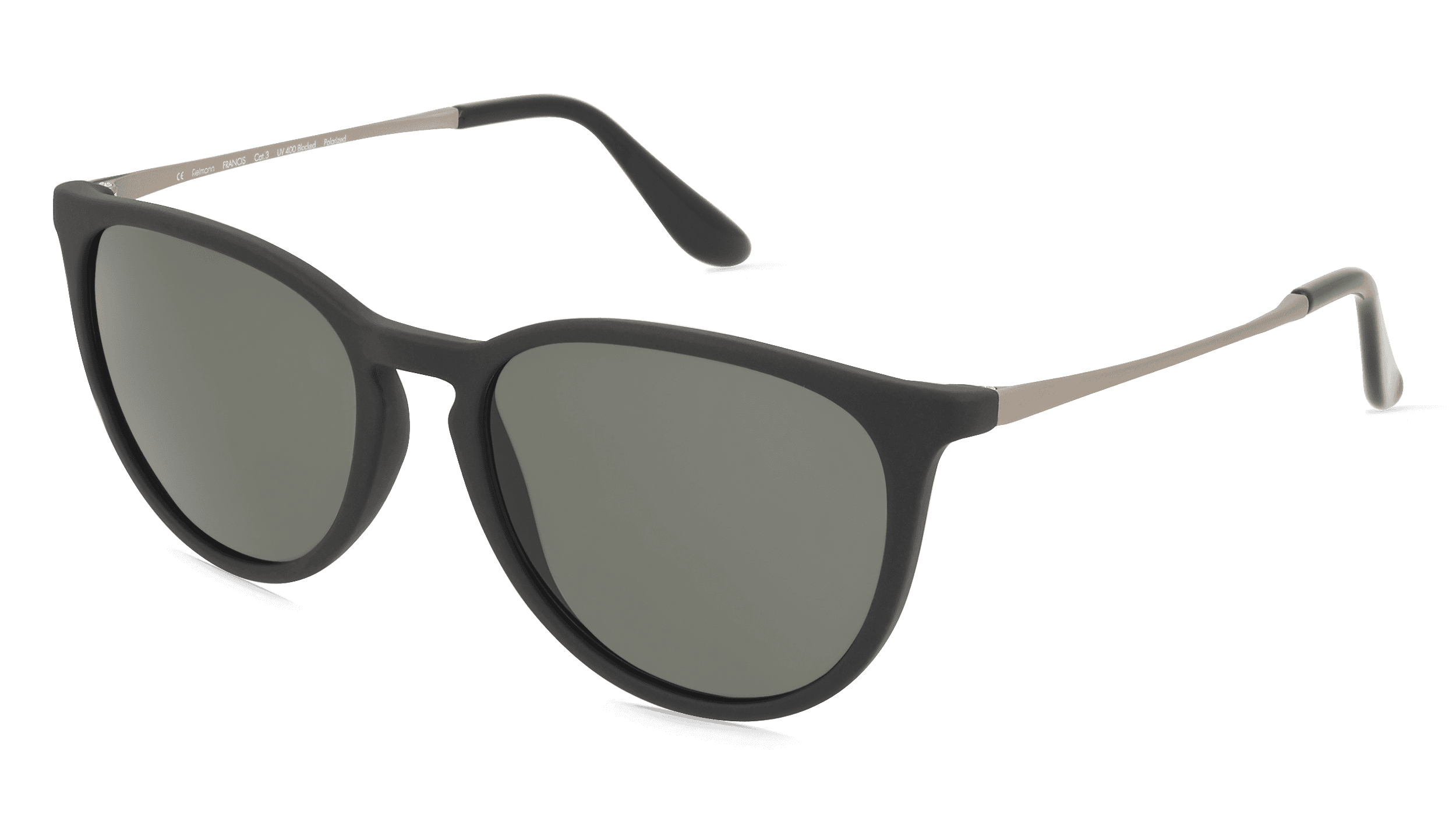 Fielmann MC 567 SUN FA FRANCIS Unisex Zonnebril, zwart mat