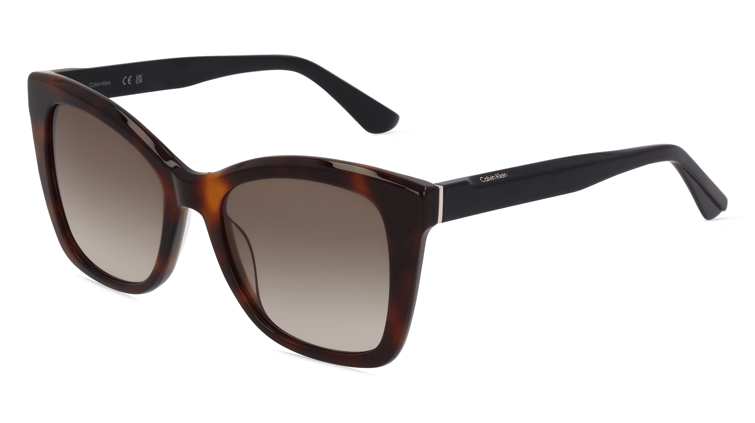CALVIN KLEIN CK22530S Vrouwen Zonnebril, Havanna glanzend