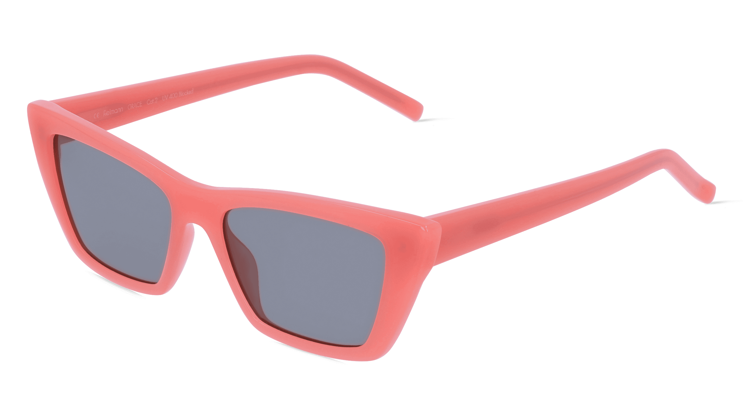 Fielmann OU 040 SUN FA GRACE Vrouwen Zonnebril, Zalm glanzend