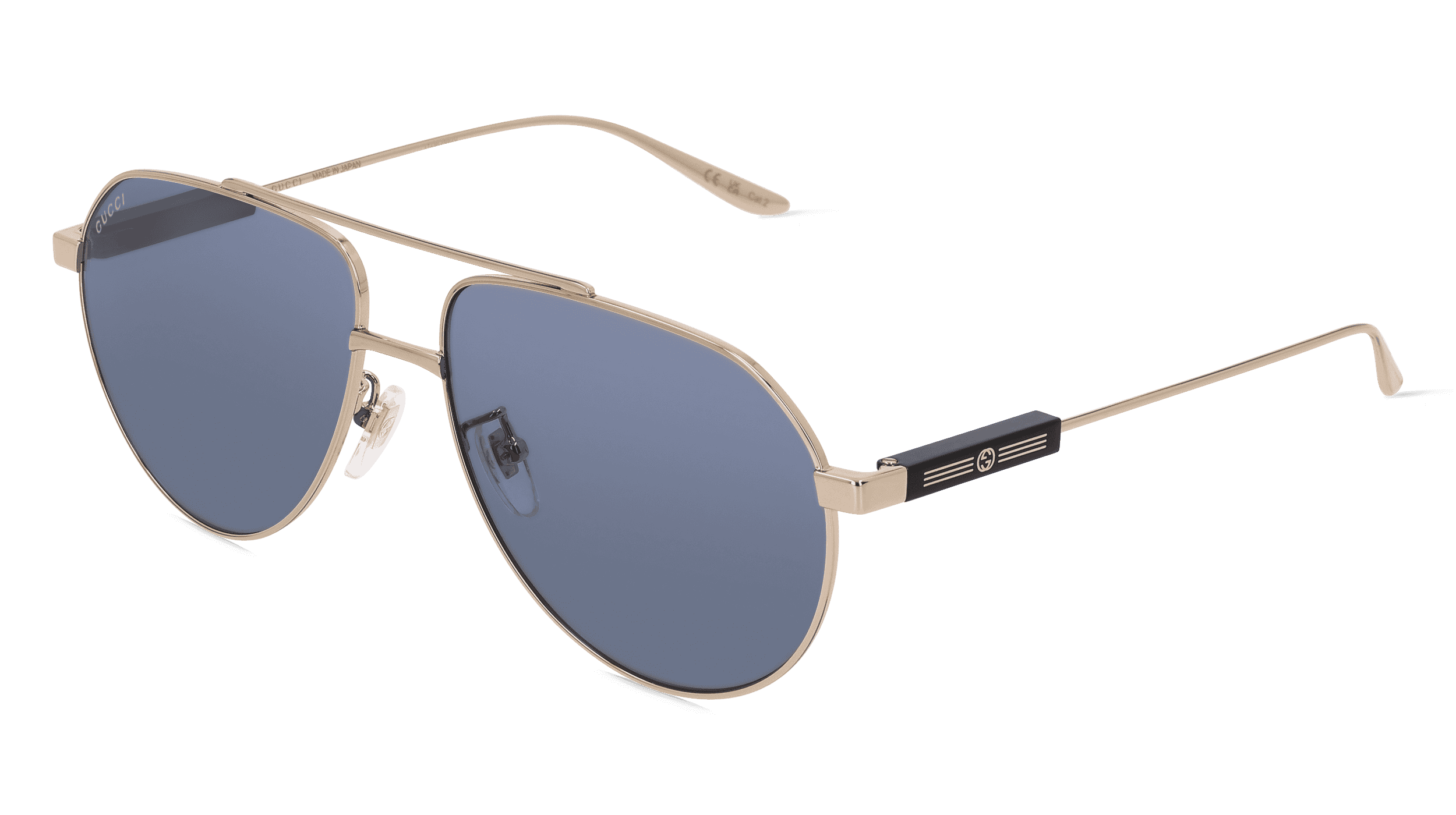 Gucci GG1311S Unisex Zonnebril, Goud licht