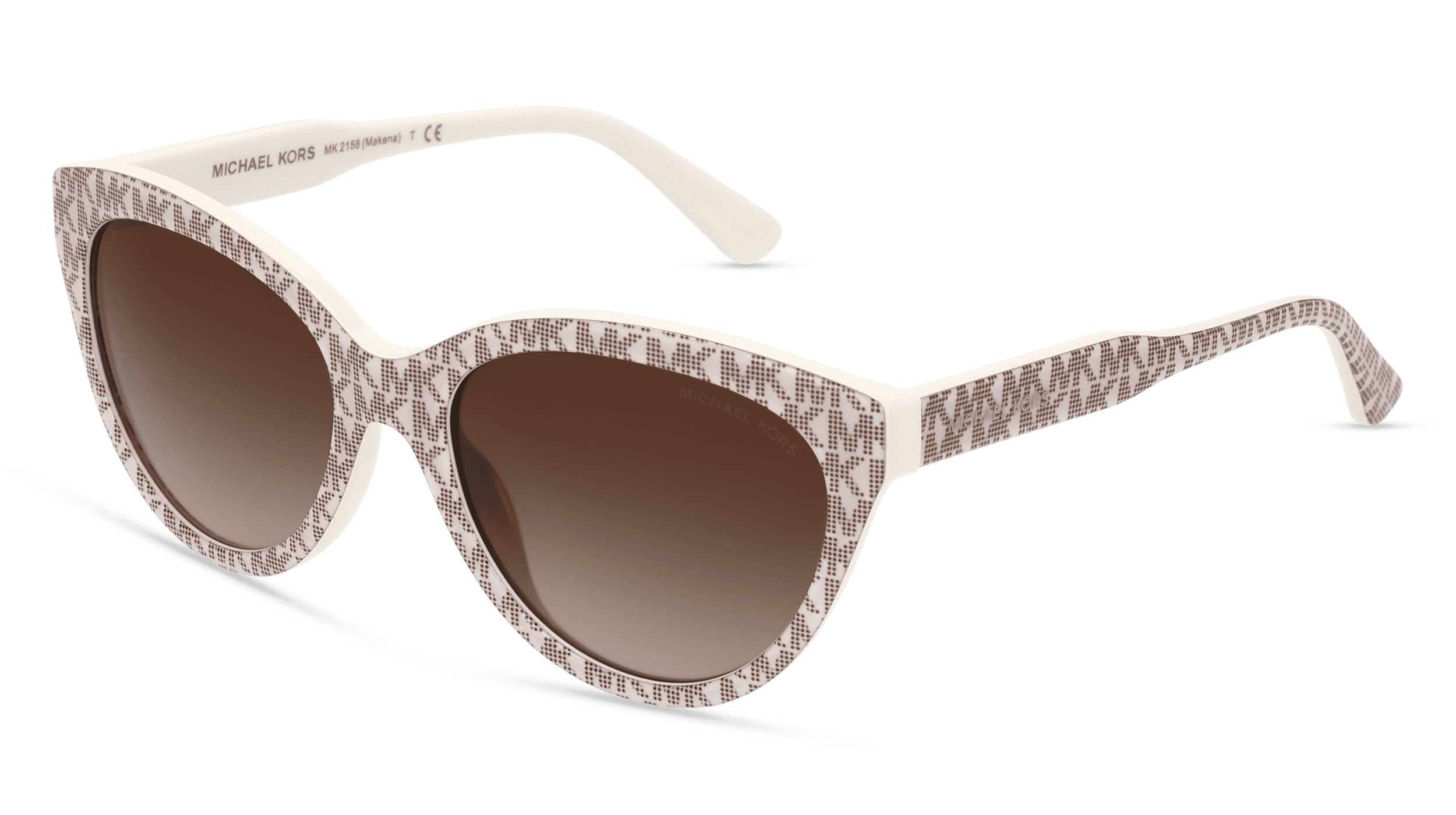 MICHAEL KORS MK2158 MAKENA Vrouwen Zonnebril, Crême wit