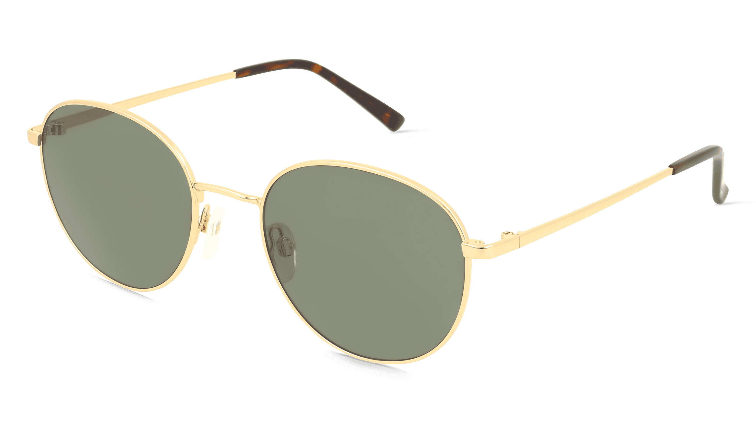 Fielmann BD 600 SUN CL BO Unisex Zonnebril, Geelgoud glanzend