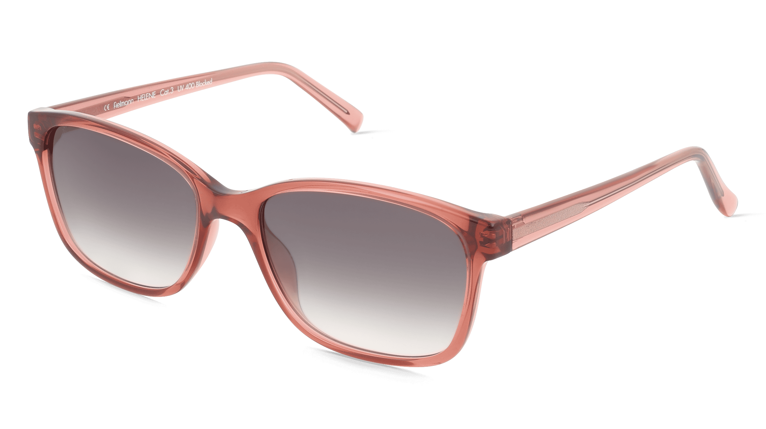 Fielmann MC 594 SUN CL HELENE Vrouwen Zonnebril, roze transparant