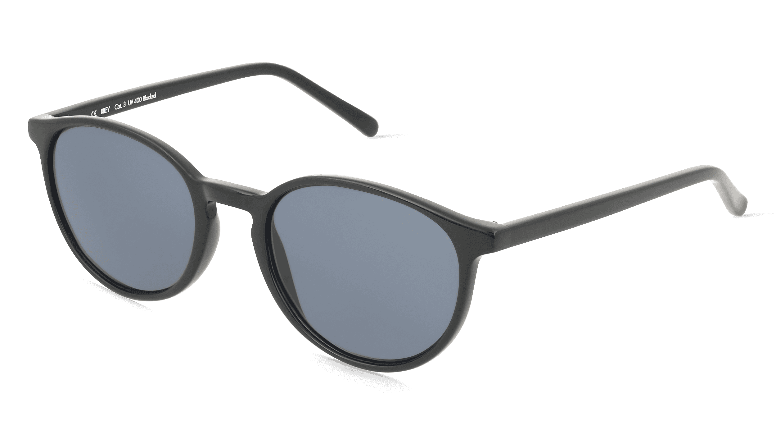 Fielmann JIL 005 SUN CL Unisex Zonnebril, Zwart glanzend