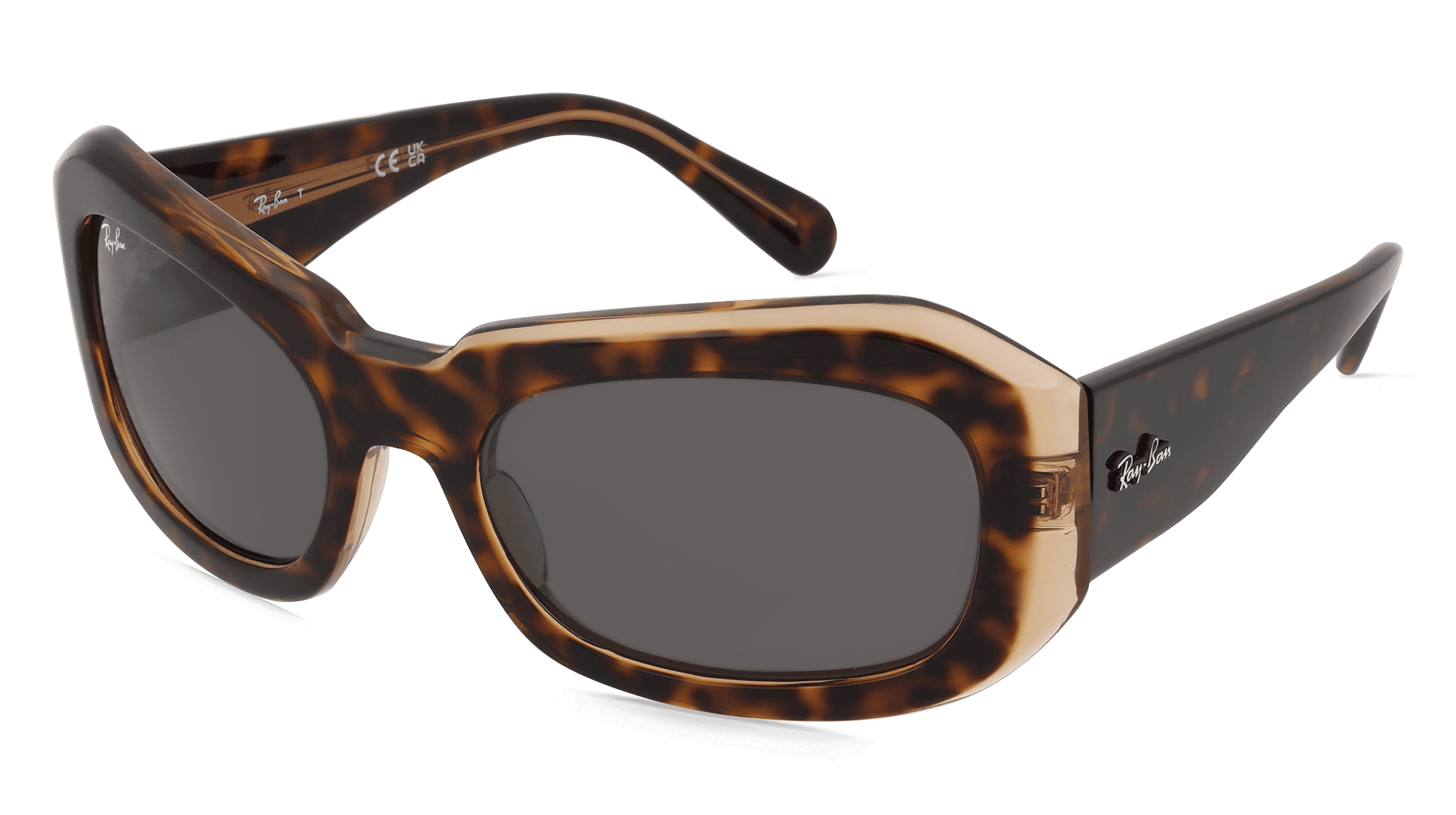 Ray-Ban 0RB2212 BEATE Unisex Zonnebril, havana bruin
