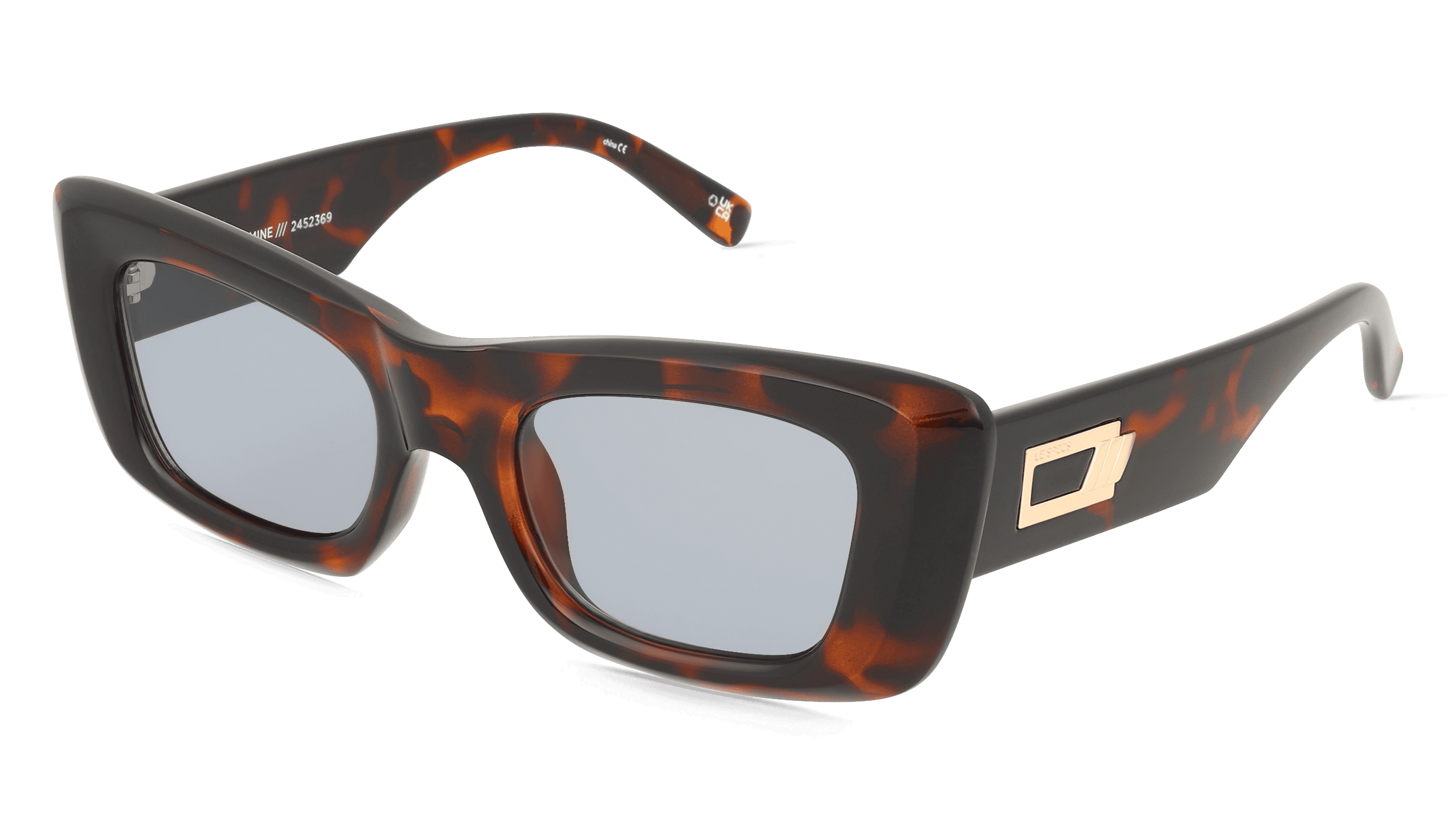 Le Specs DOPAMINE Unisex Zonnebril, Bruin donker