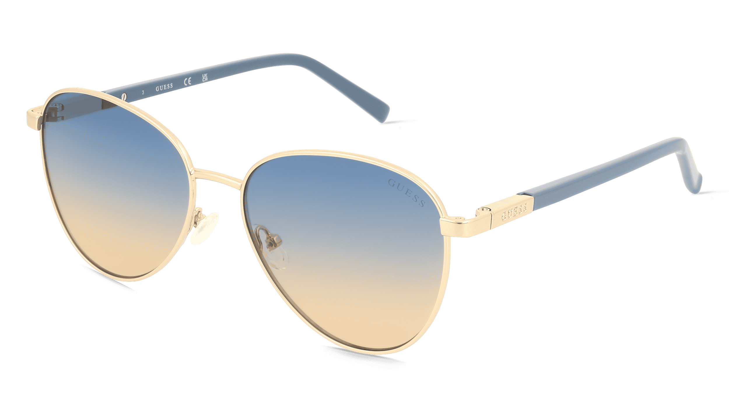 Guess GU3041 Unisex Zonnebril, goud