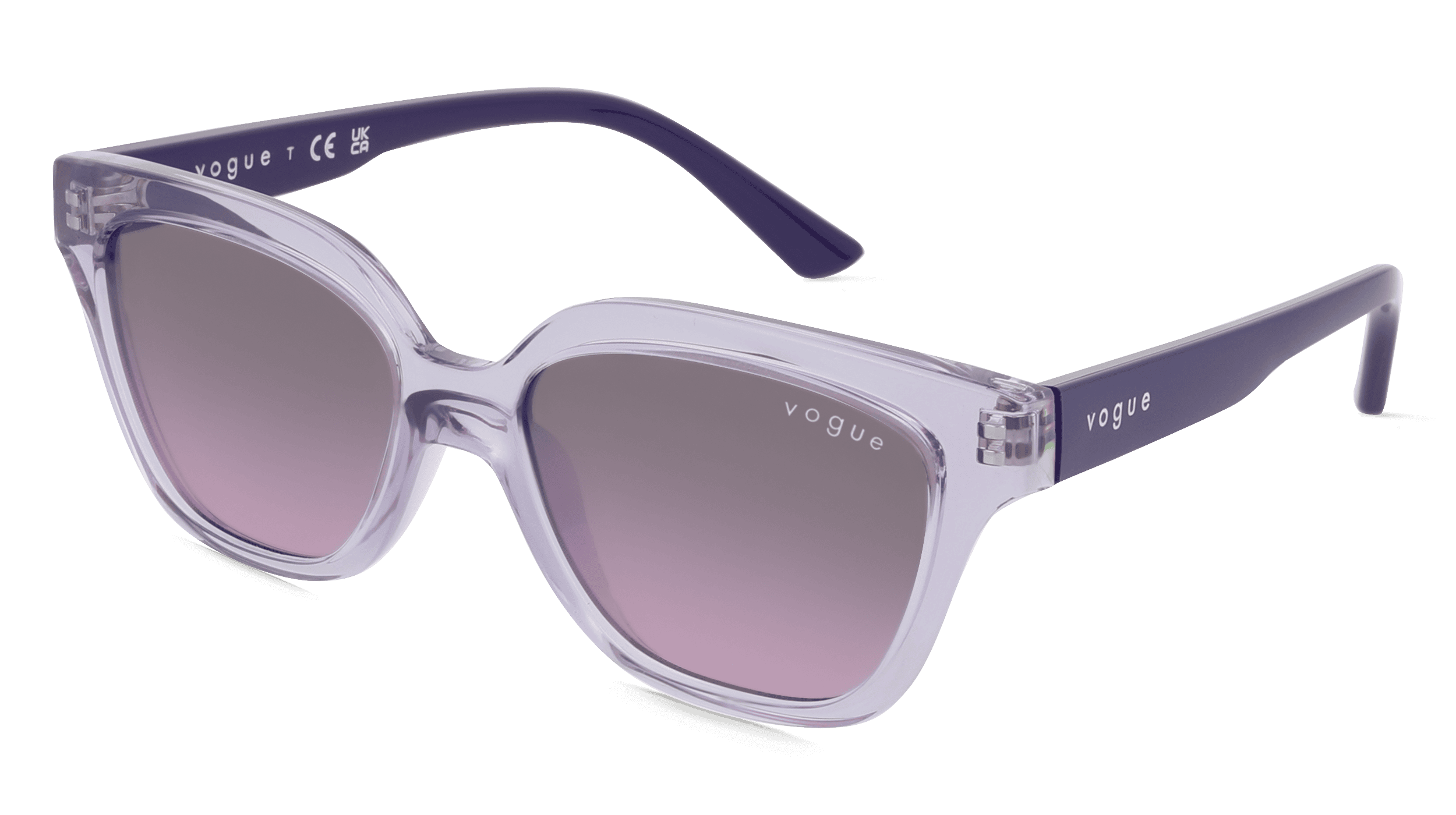 Vogue eyewear VJ2021 Vrouwen Zonnebril, Violet transparant