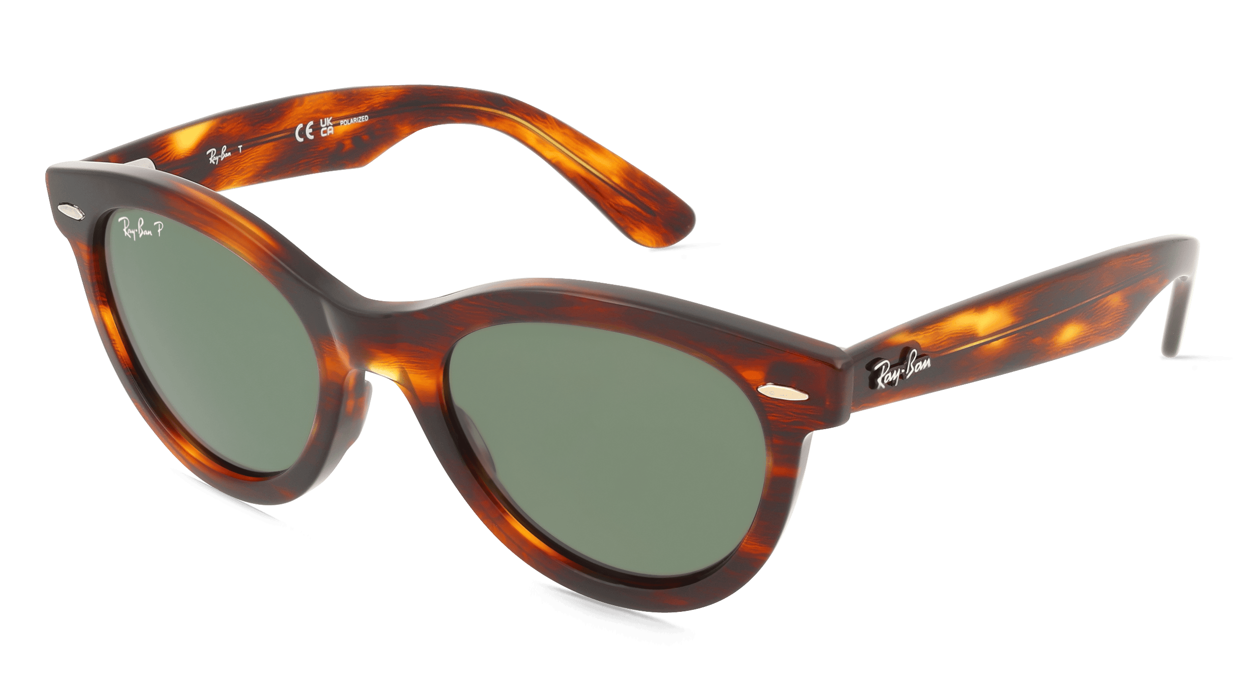 Ray-Ban 0RB2241 Unisex Zonnebril, Havanna gestreept