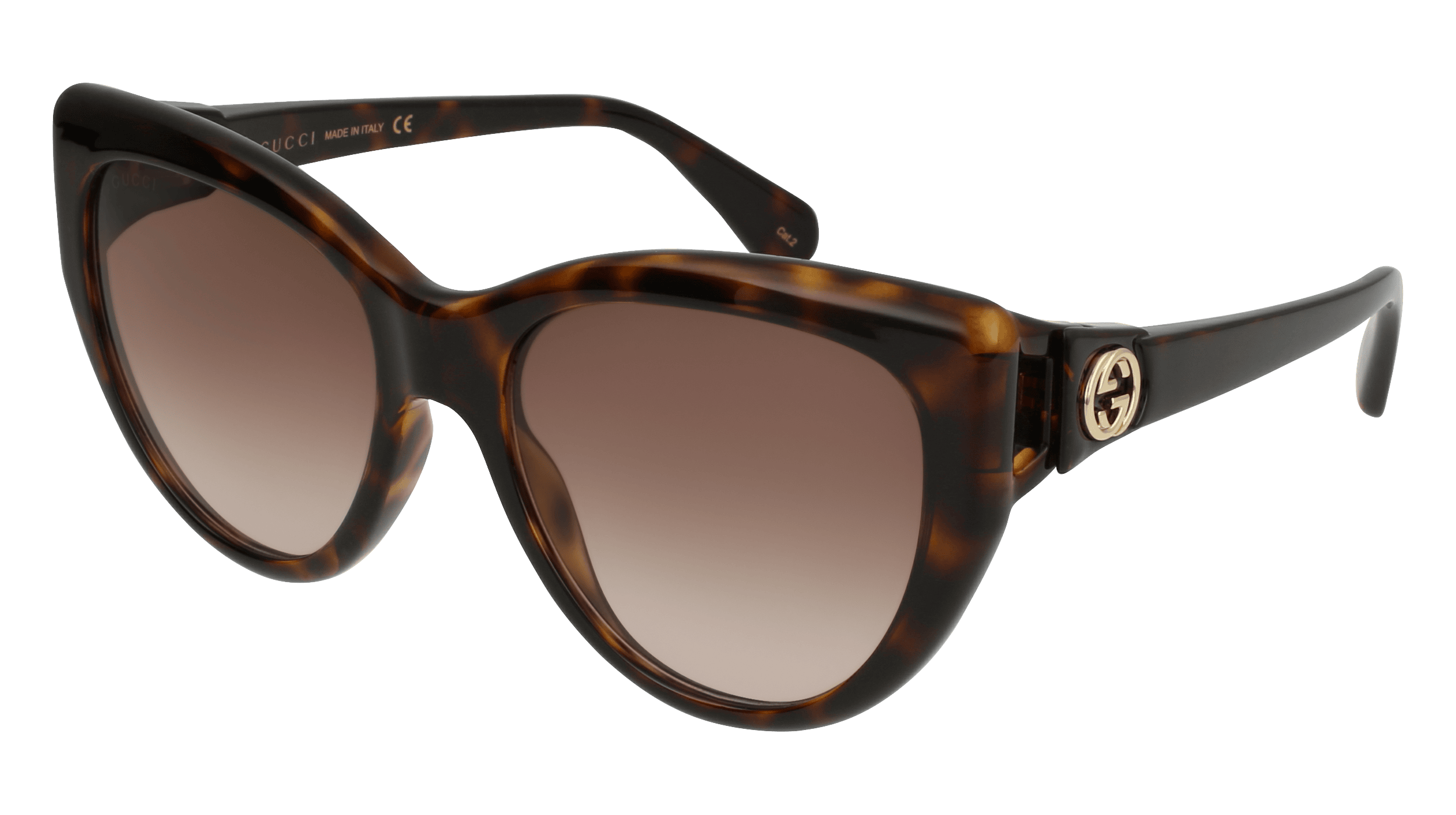 GUCCI GG0877S Unisex Zonnebril, Havanna glanzend