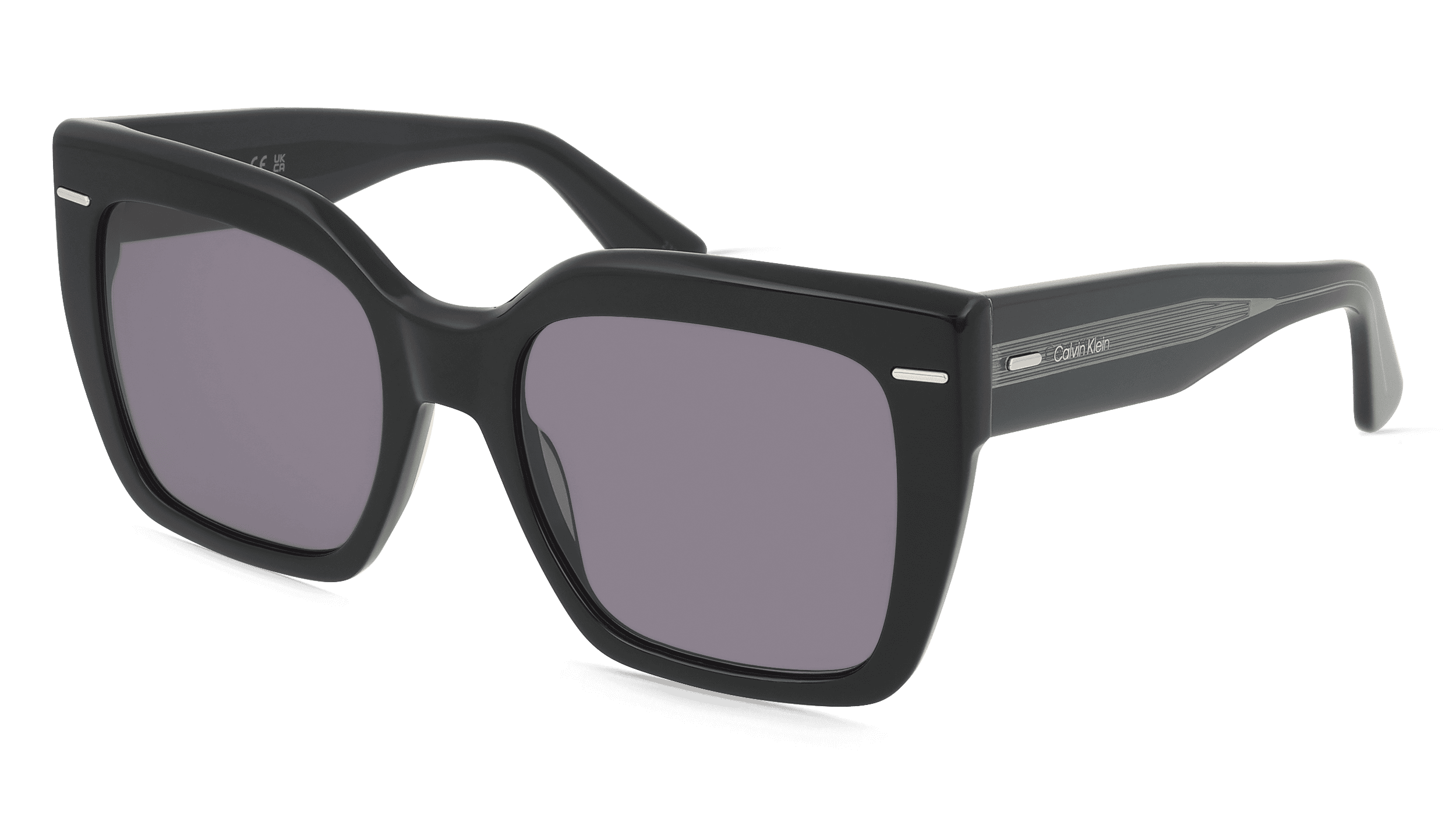 Calvin Klein CK23508S Unisex Zonnebril, zwart