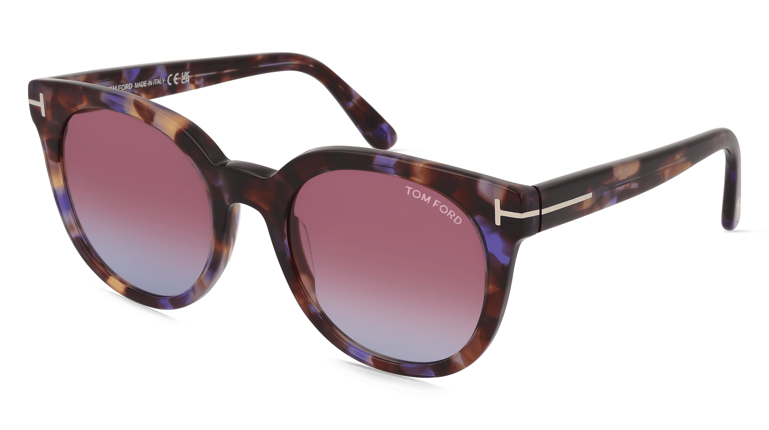 Tom Ford FT1109 Unisex Zonnebril, Havanna meerkleurig