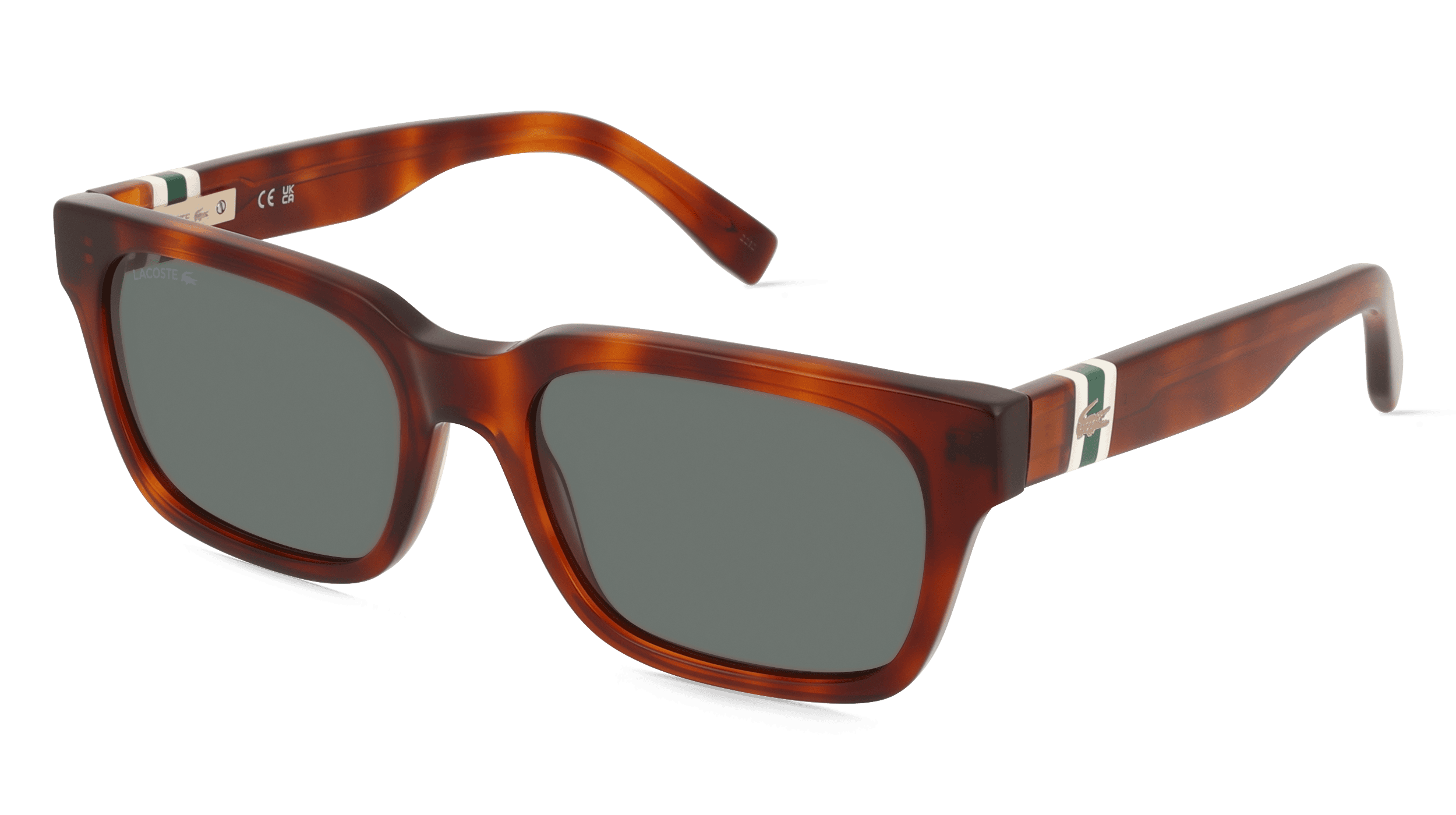 Lacoste L6007S Unisex Zonnebril, bruin havana