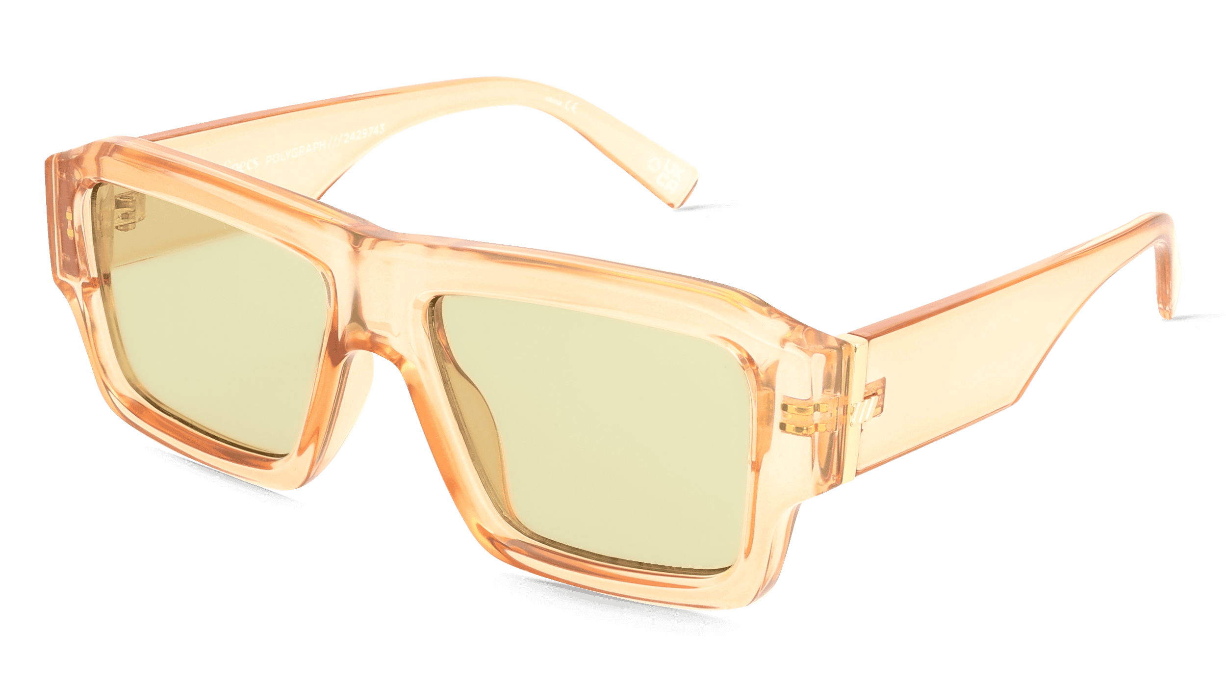 Le Specs POLYGRAPH Unisex Zonnebril, beige