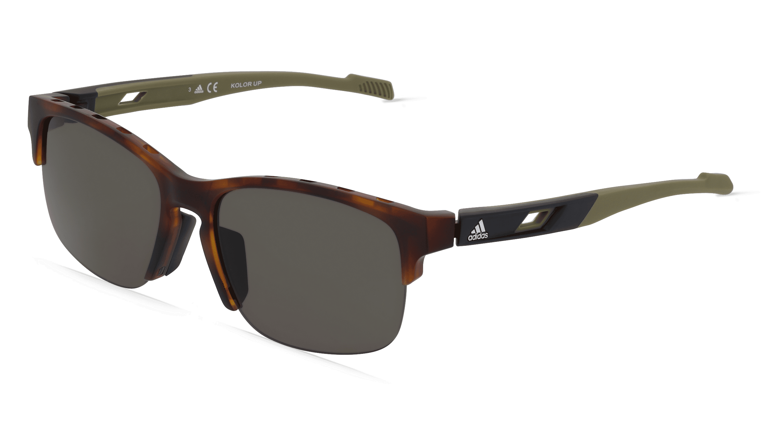 Adidas SP0048 Unisex Zonnebril, Havanna glanzend
