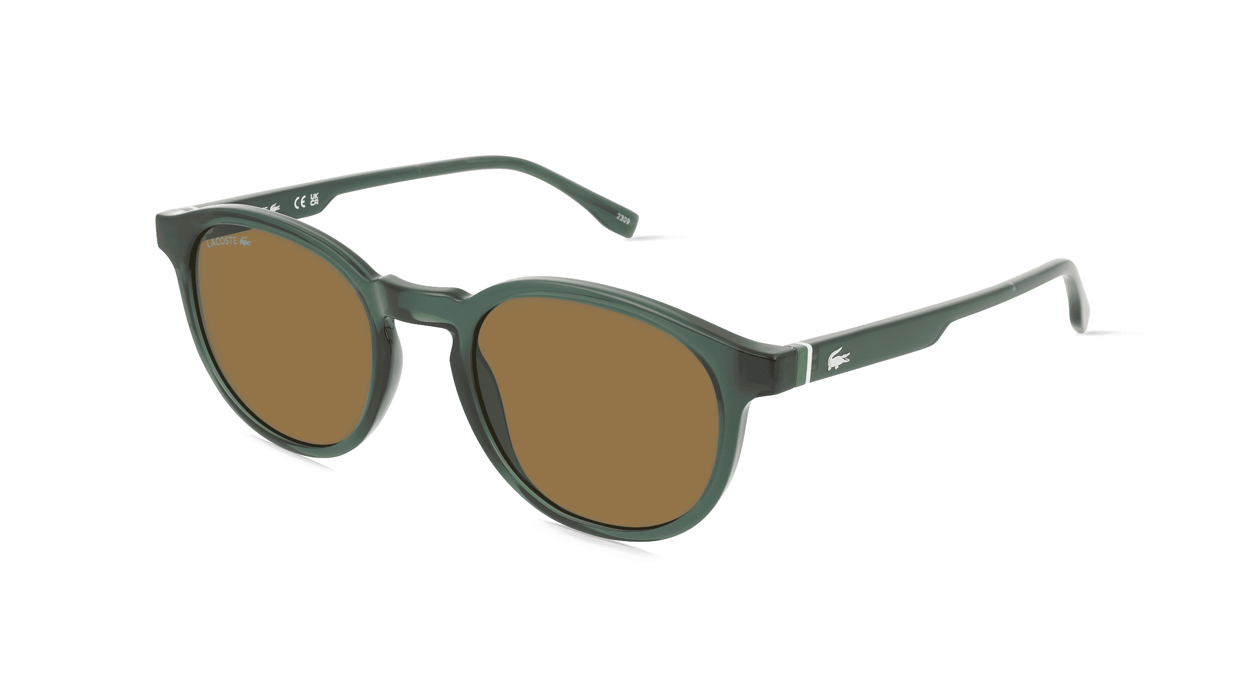 Lacoste L6030S Unisex Zonnebril, Groen transparant