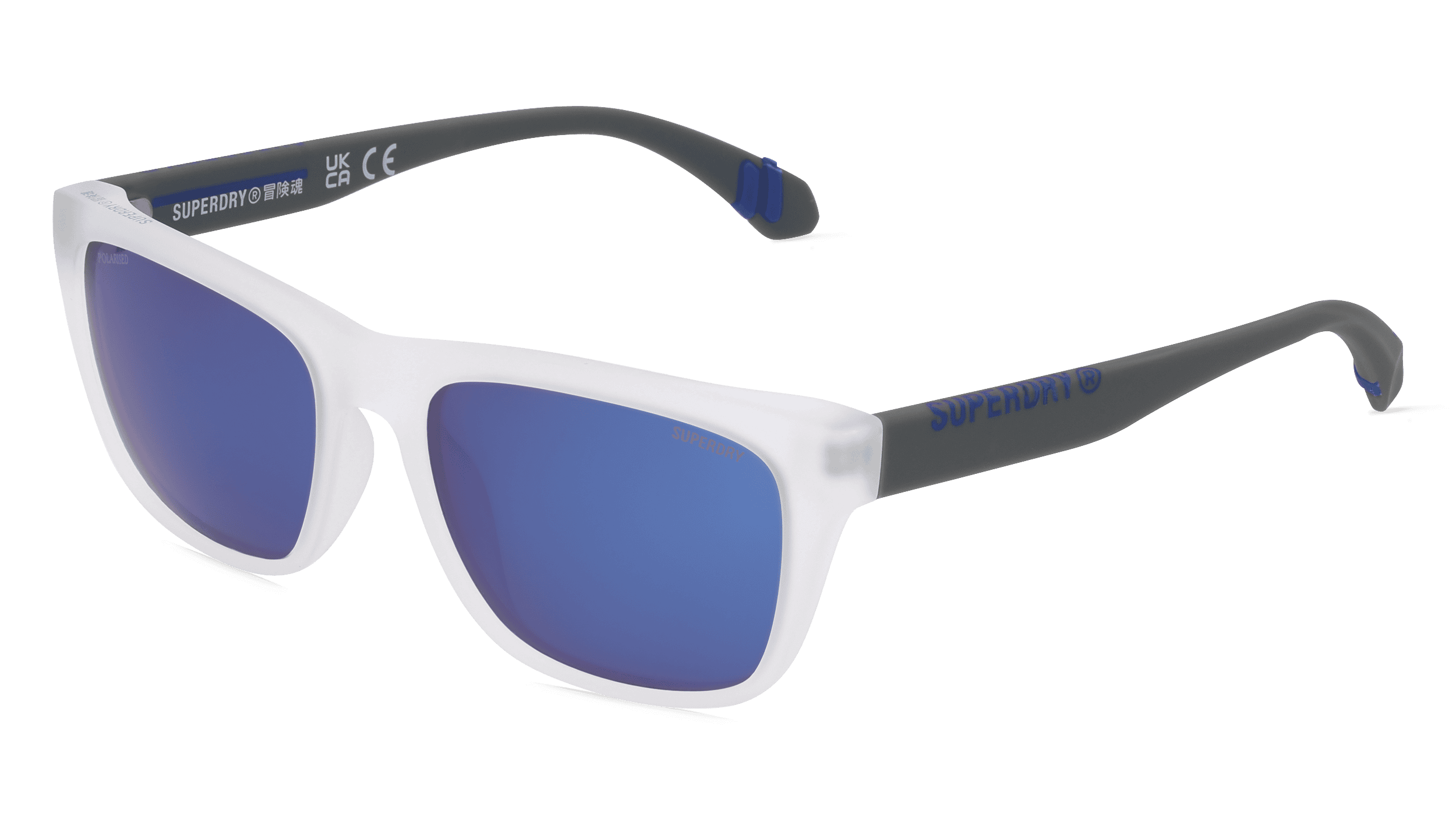 SUPERDRY 5009 Unisex Zonnebril, wit transparant