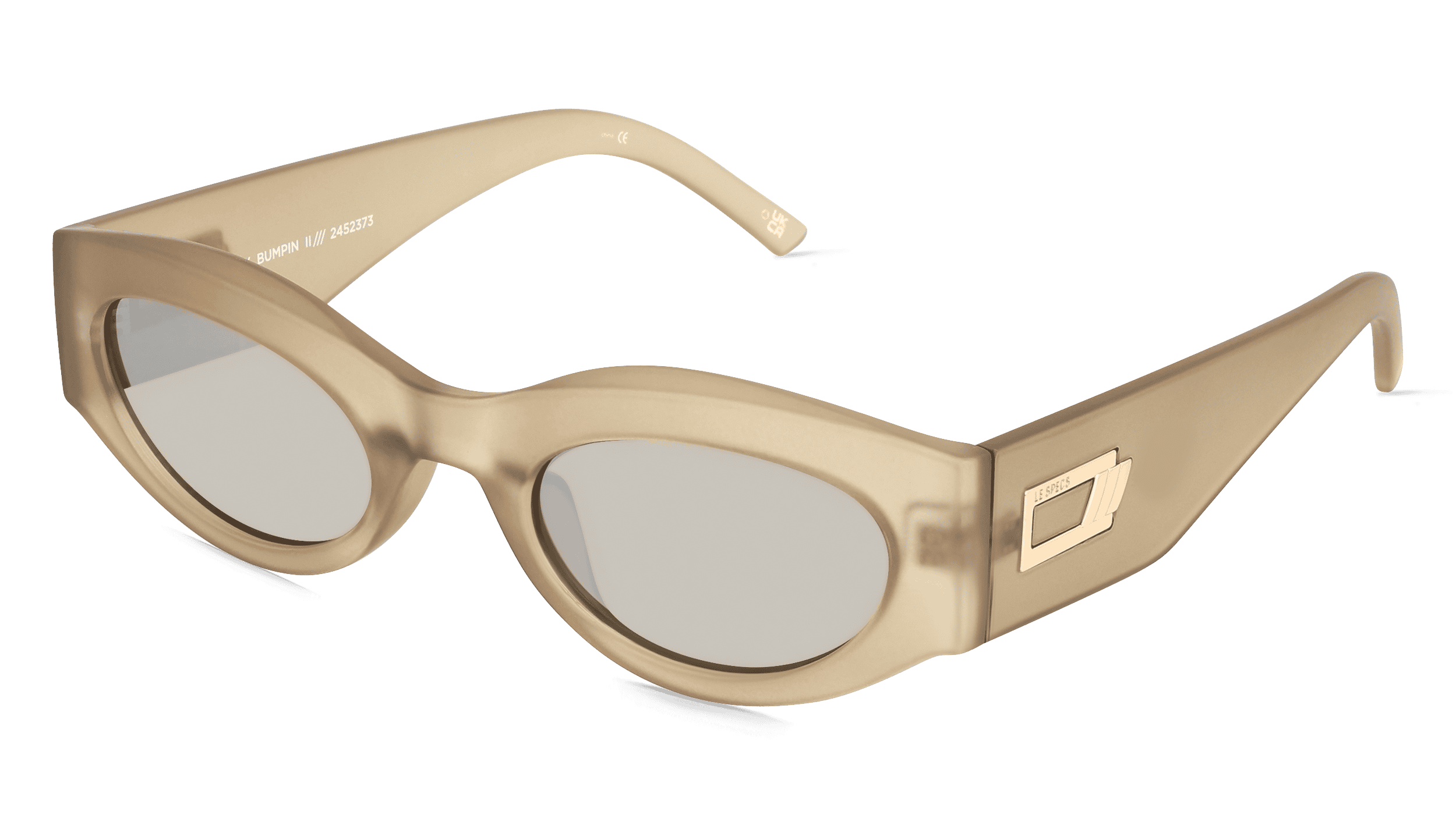 Le Specs BODY BUMPIN II Unisex Zonnebril, Olijf mat