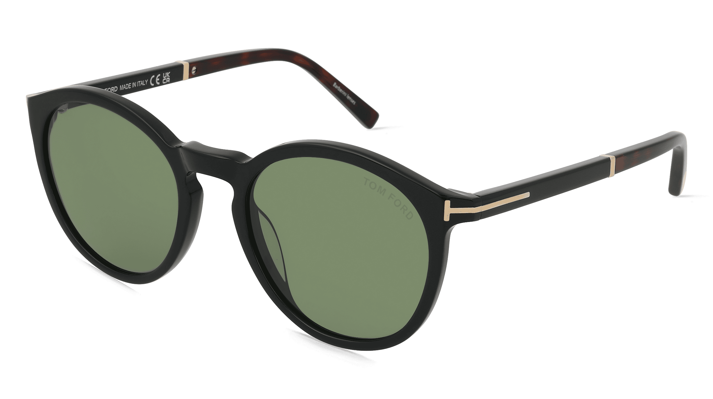 Tom Ford FT1021 ELTON Unisex Zonnebril, Zwart glanzend