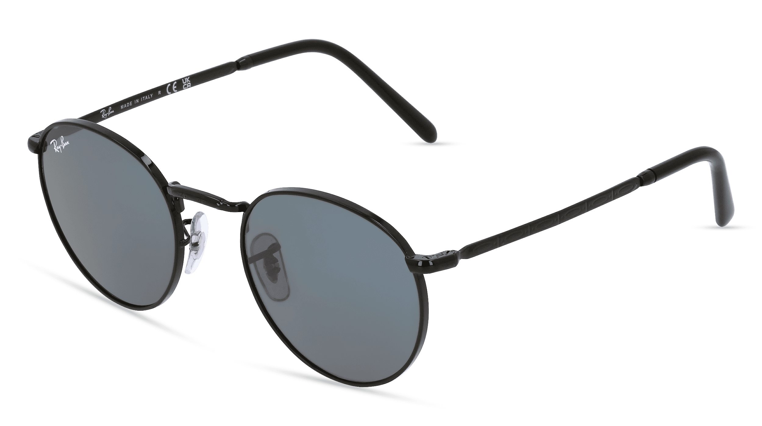 RAY-BAN RB 3637 NEW ROUND Unisex Zonnebril, zwart