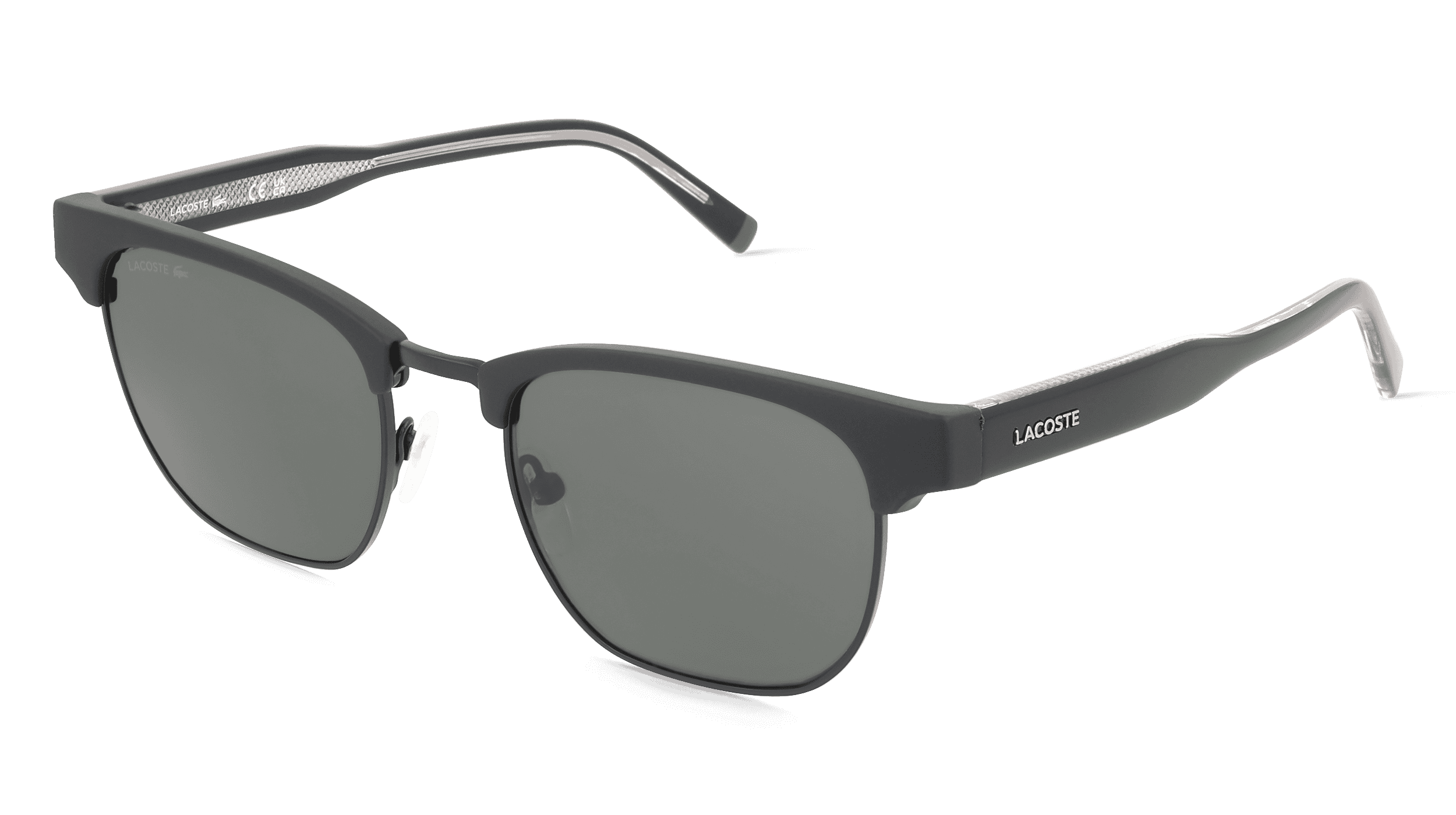 Lacoste L266S Mannen Zonnebril, zwart mat