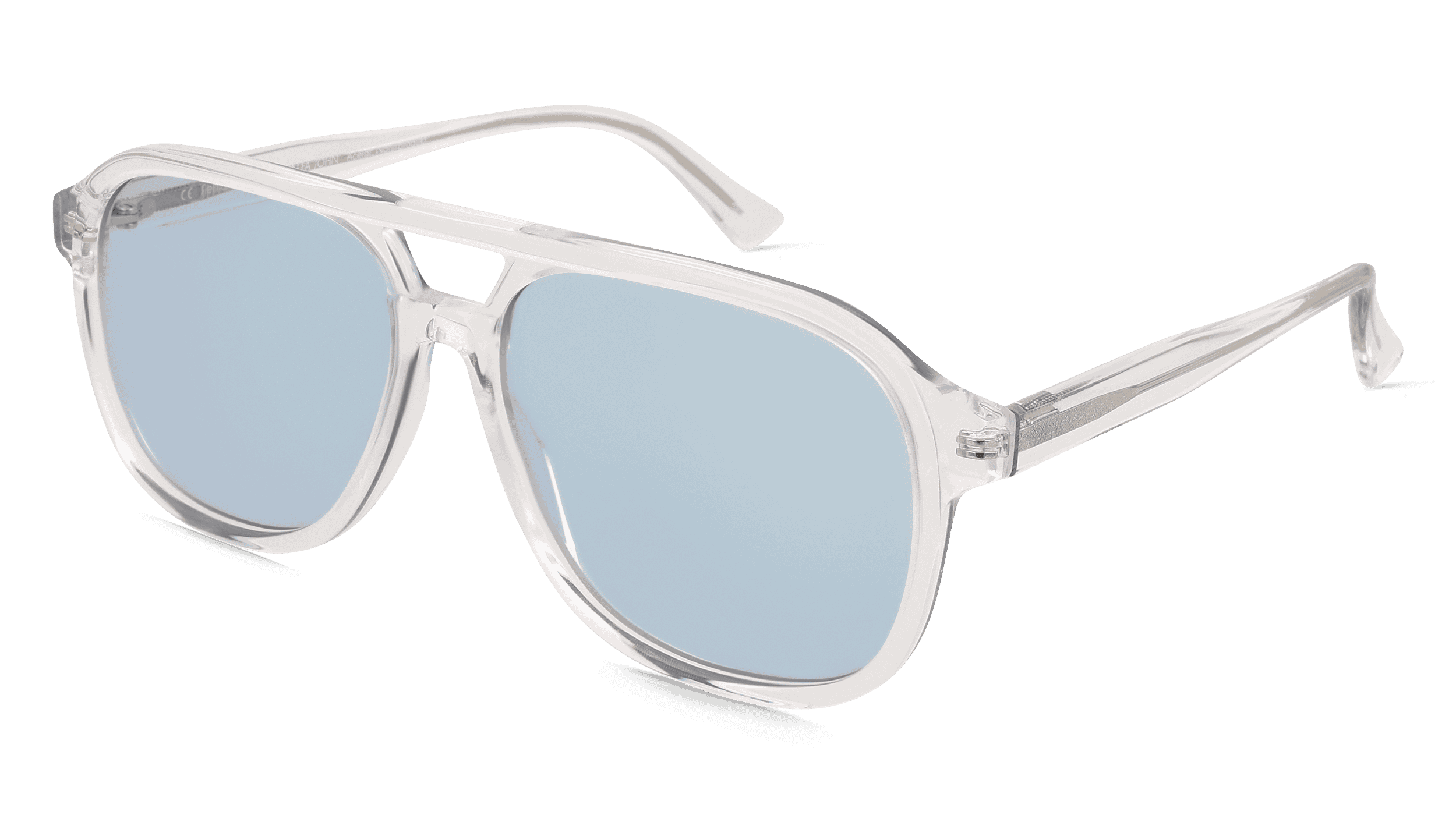 Fielmann LN 066 SUN FA JOHN Unisex Zonnebril, Kristal glanzend