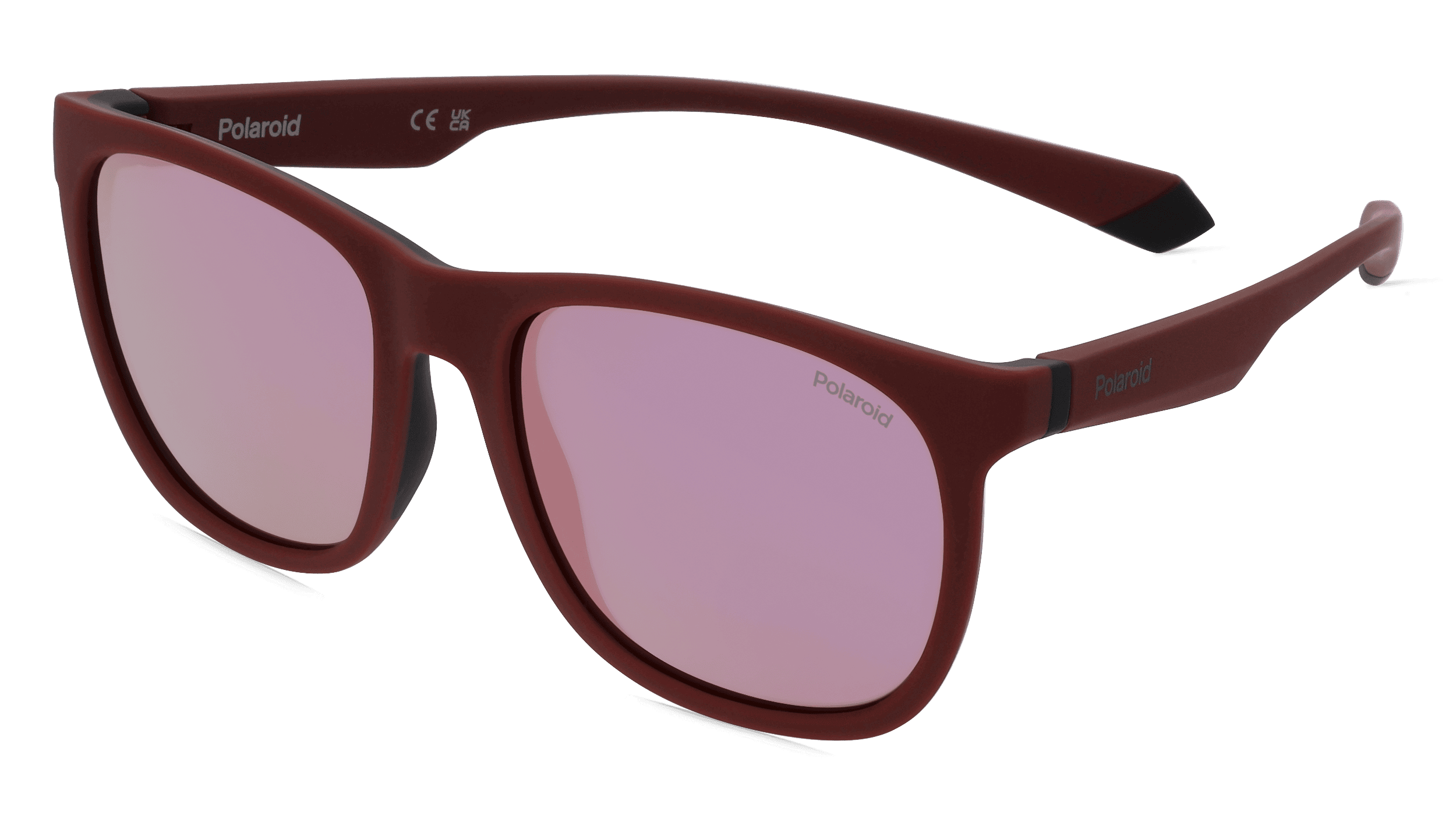 Polaroid PLD 2140/S Unisex Zonnebril, Bordeauxrood gegomd