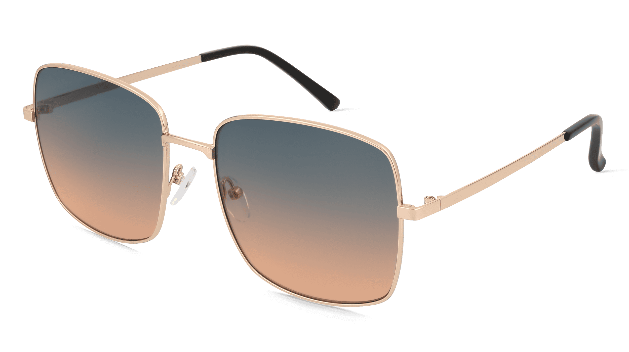 Fielmann BD 559 SUN FA Vrouwen Zonnebril, Rosegoud glanzend