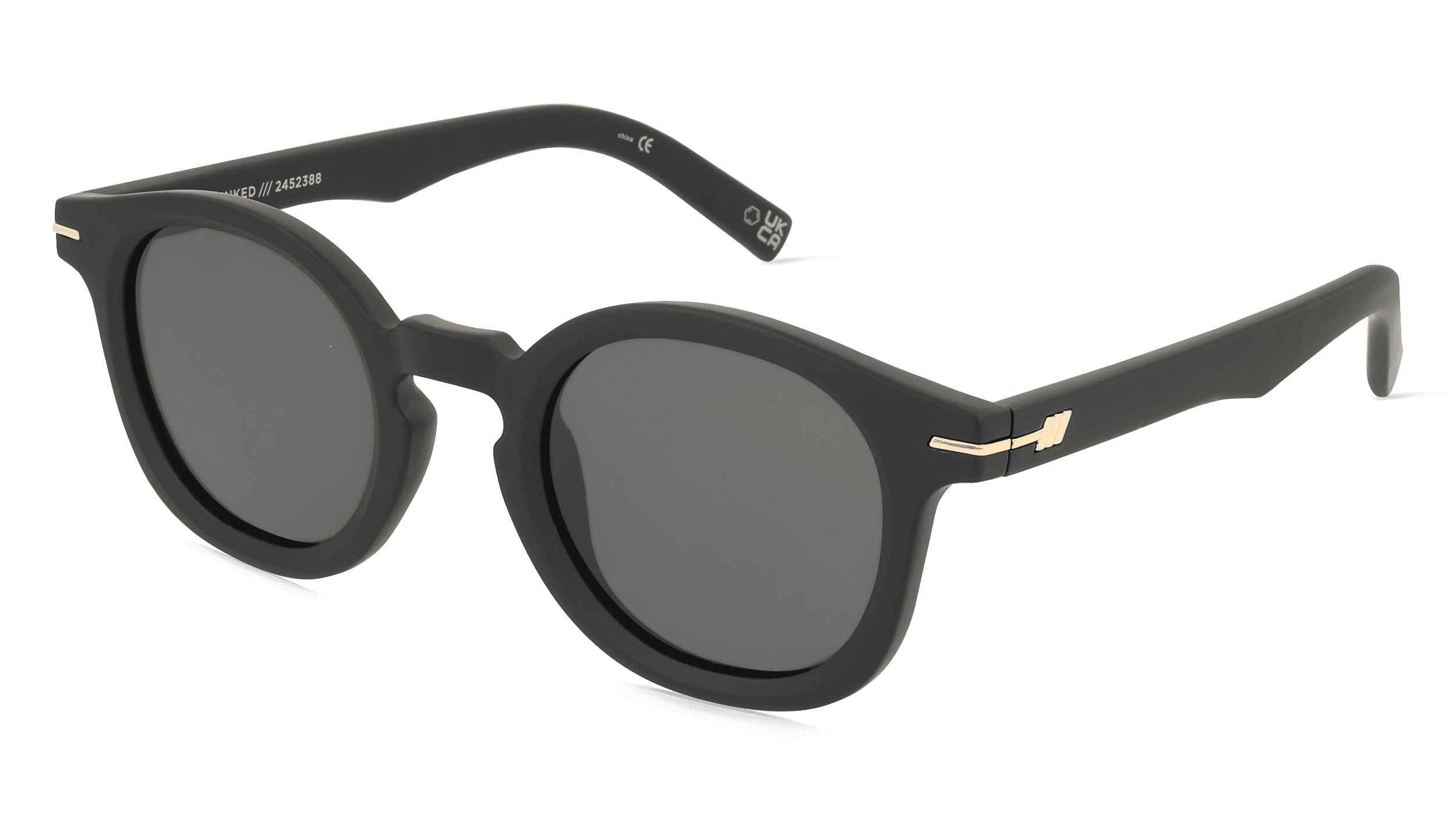 Le Specs HOODWINKED Unisex Zonnebril, zwart mat