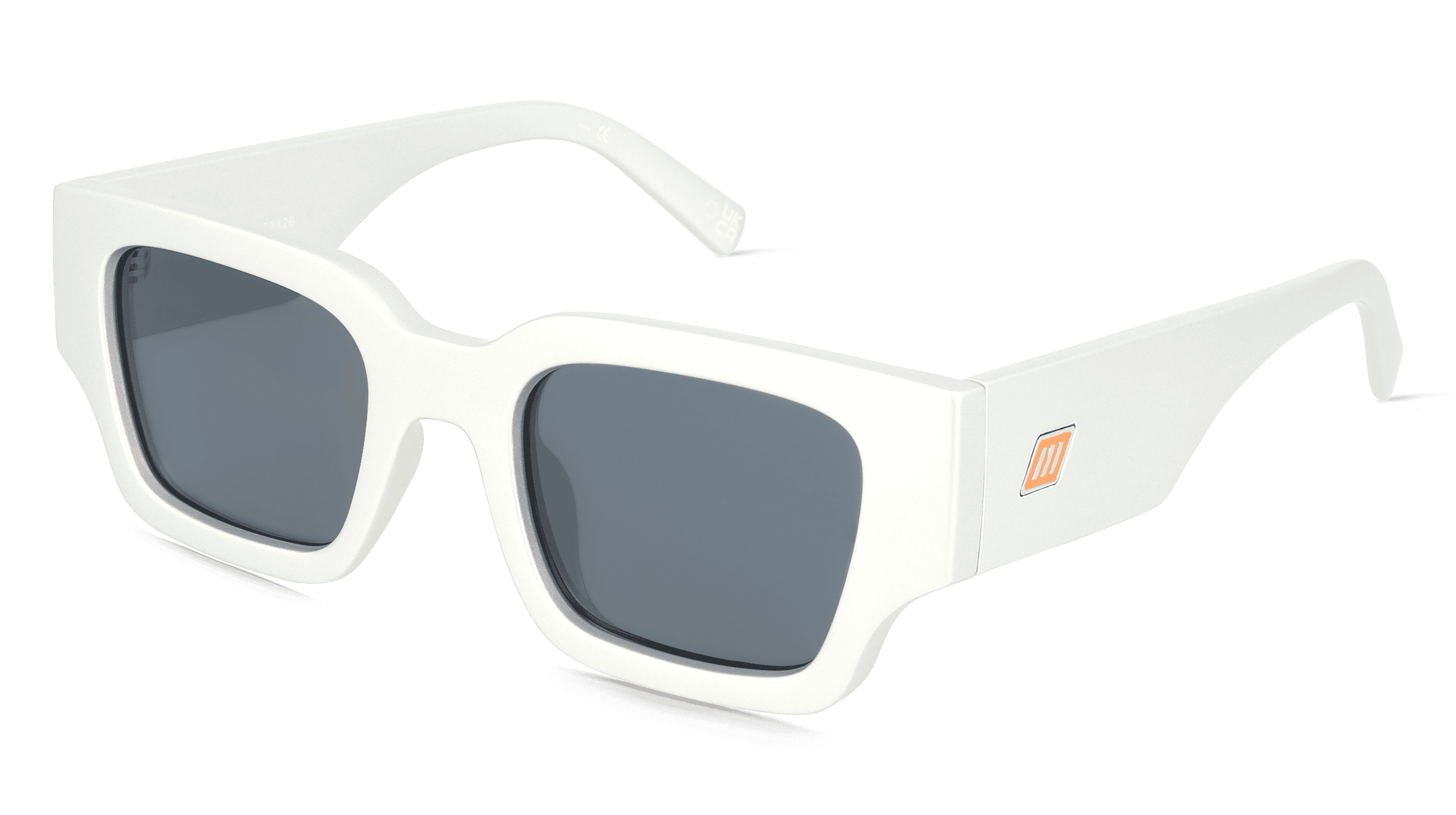 Le Specs ATLANTIS Unisex Zonnebril, Zilver mat