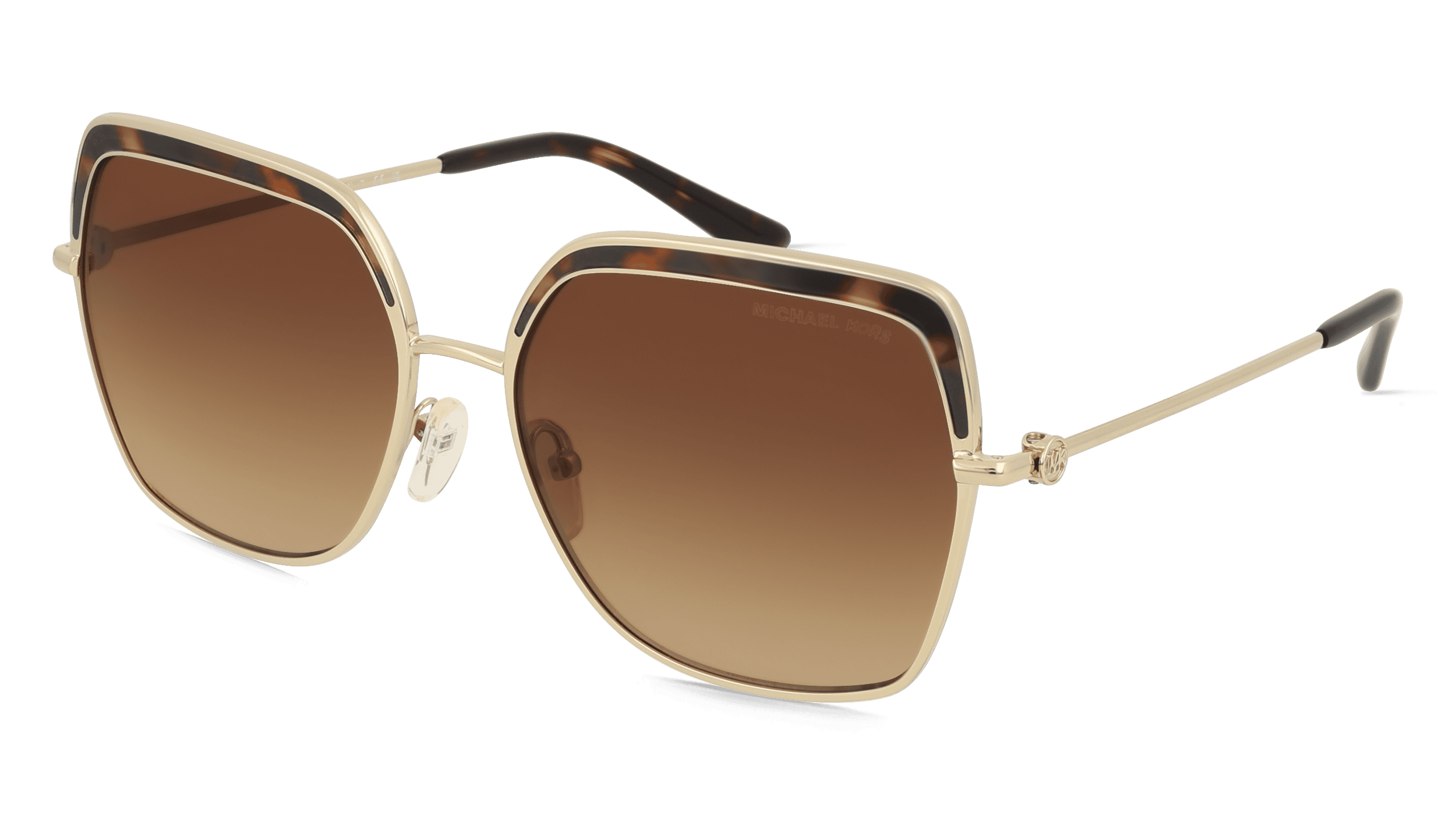 Michael Kors MK1141 Vrouwen Zonnebril, Goud licht