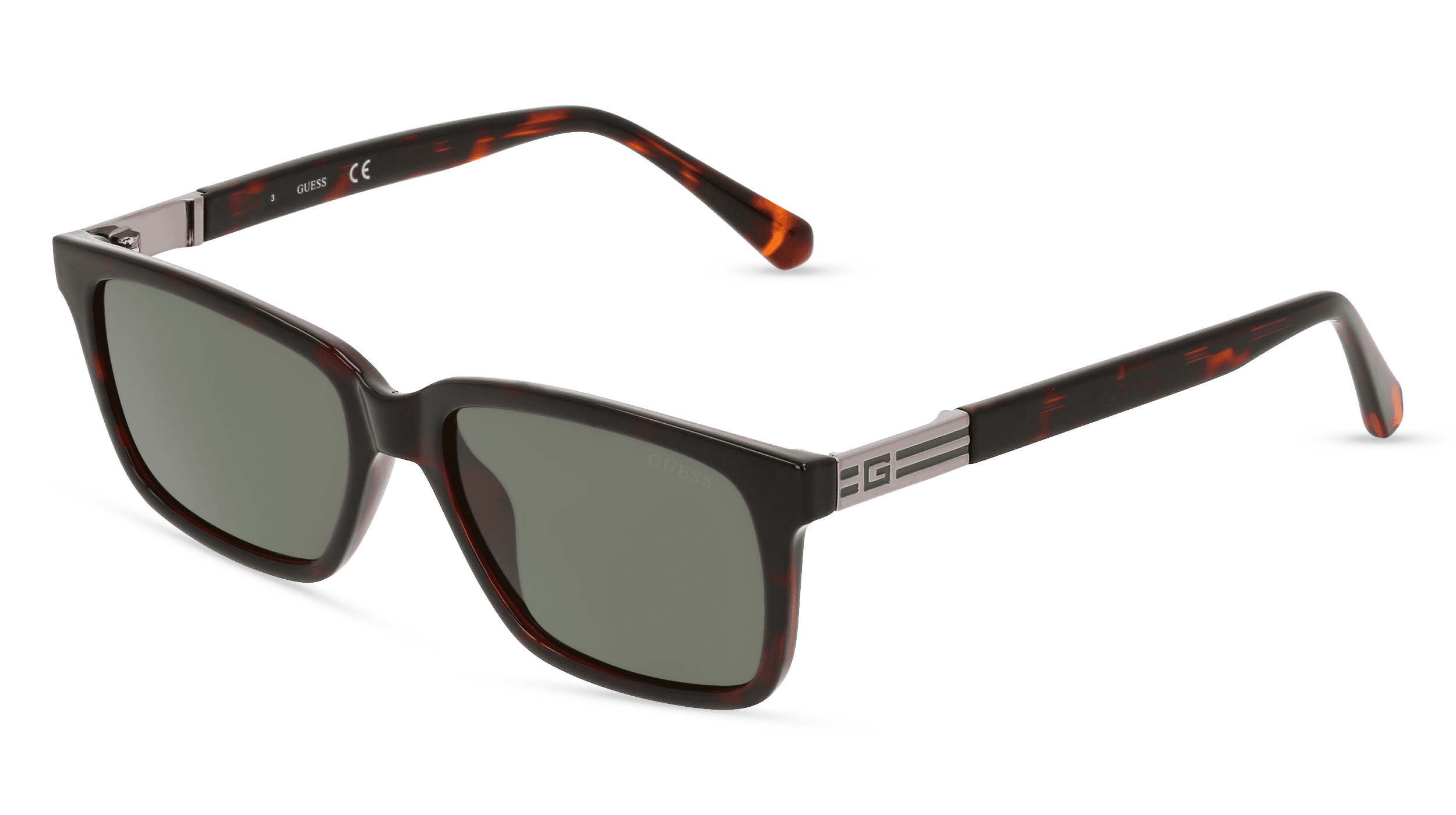 GUESS GU00041 Unisex Zonnebril, Havanna donker