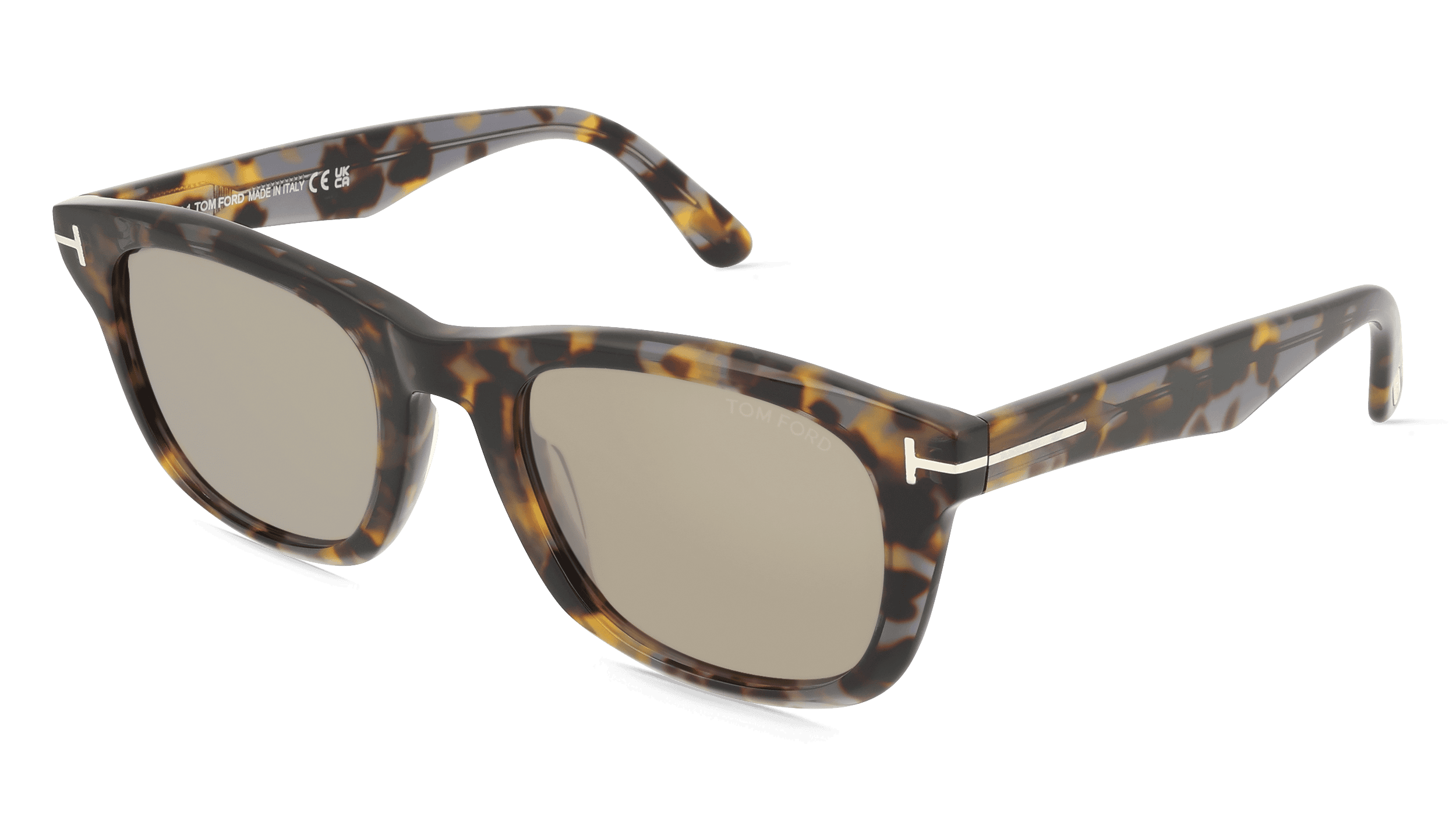Tom Ford FT1076 KENDEL Unisex Zonnebril, havana