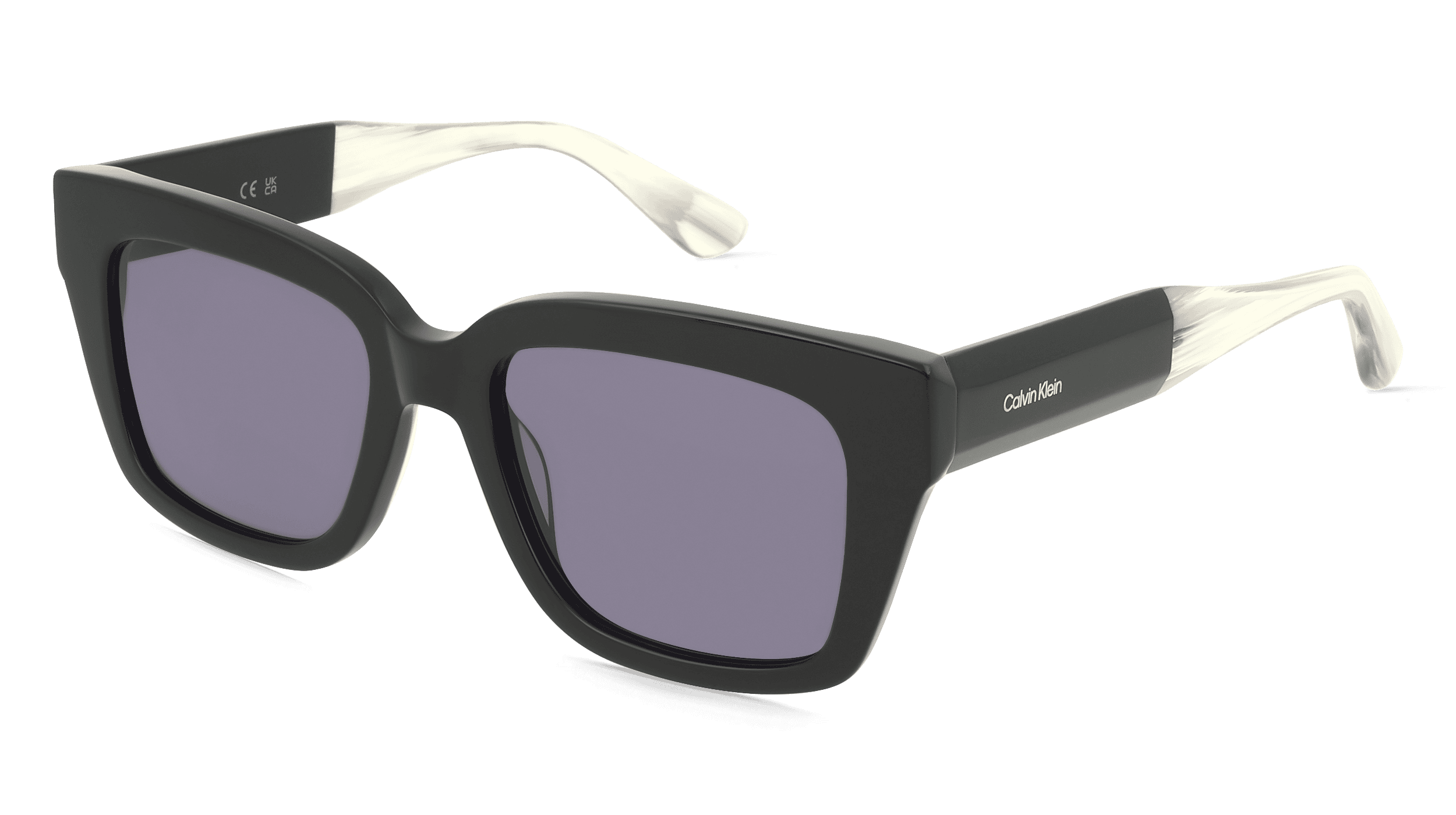 Calvin Klein CK23540S Unisex Zonnebril, zwart kristal