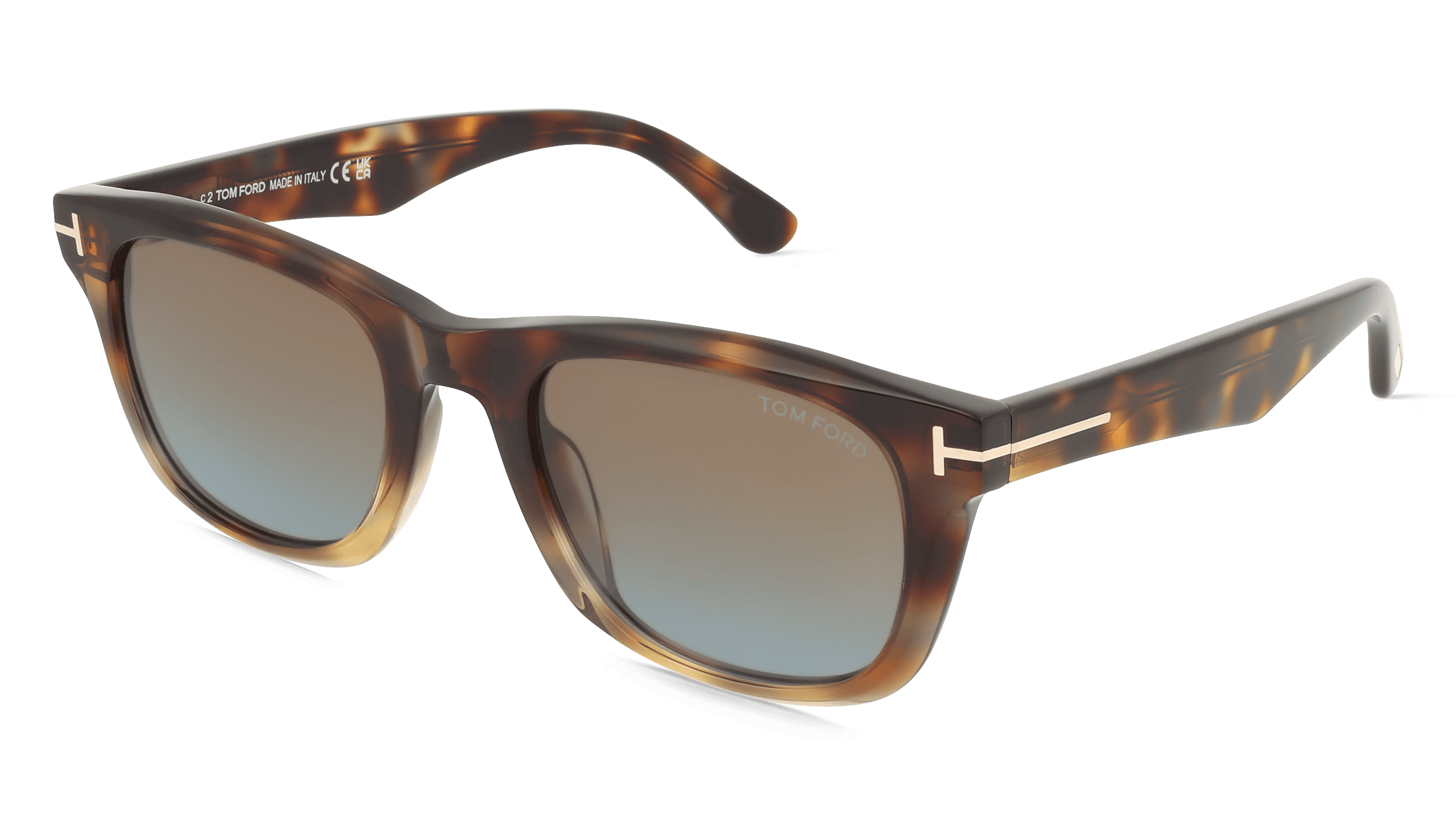 Tom Ford FT1076 KENDEL Unisex Zonnebril, havana