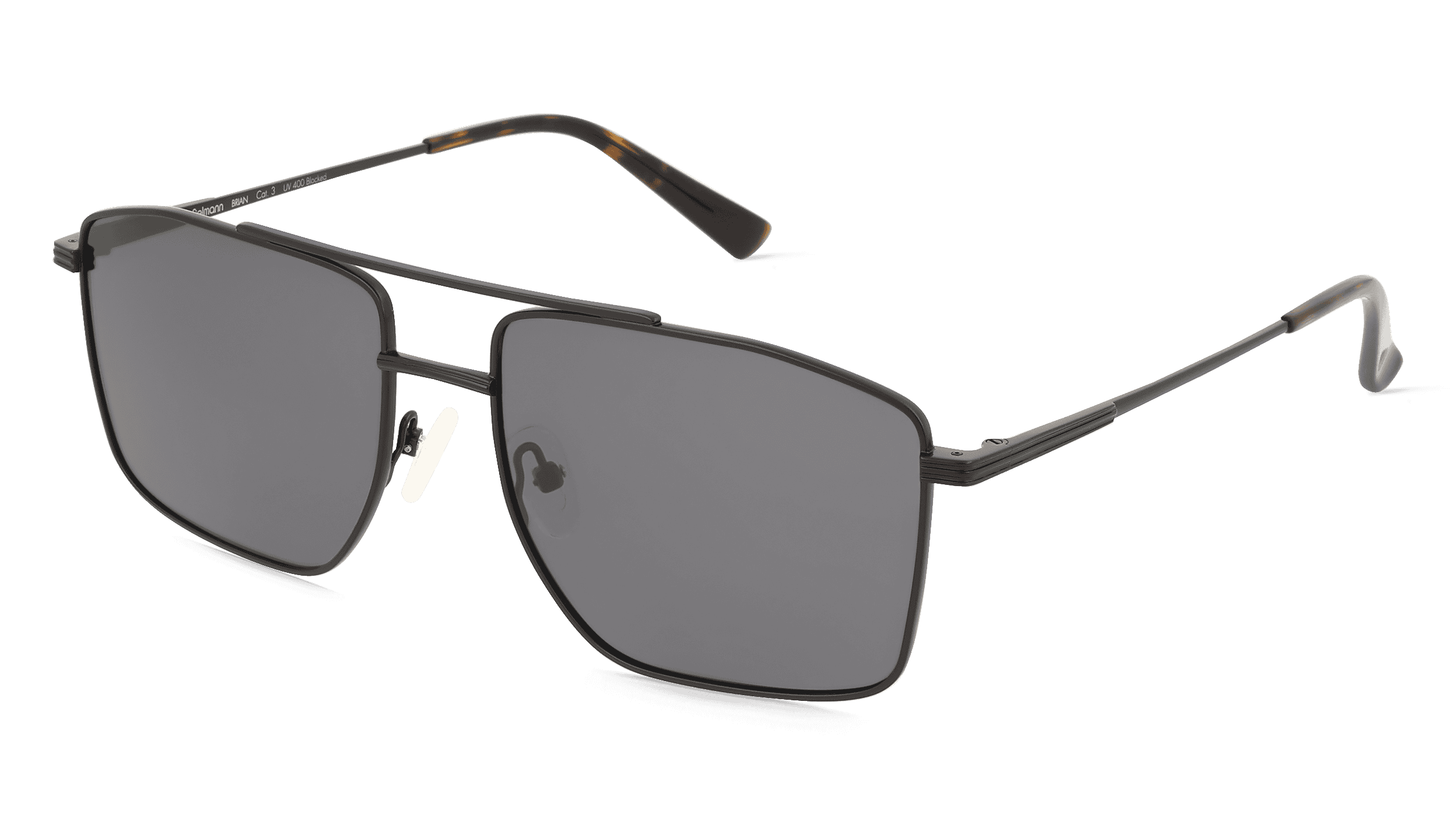 Fielmann BD 583 SUN FA BRIAN Mannen Zonnebril, zwart mat