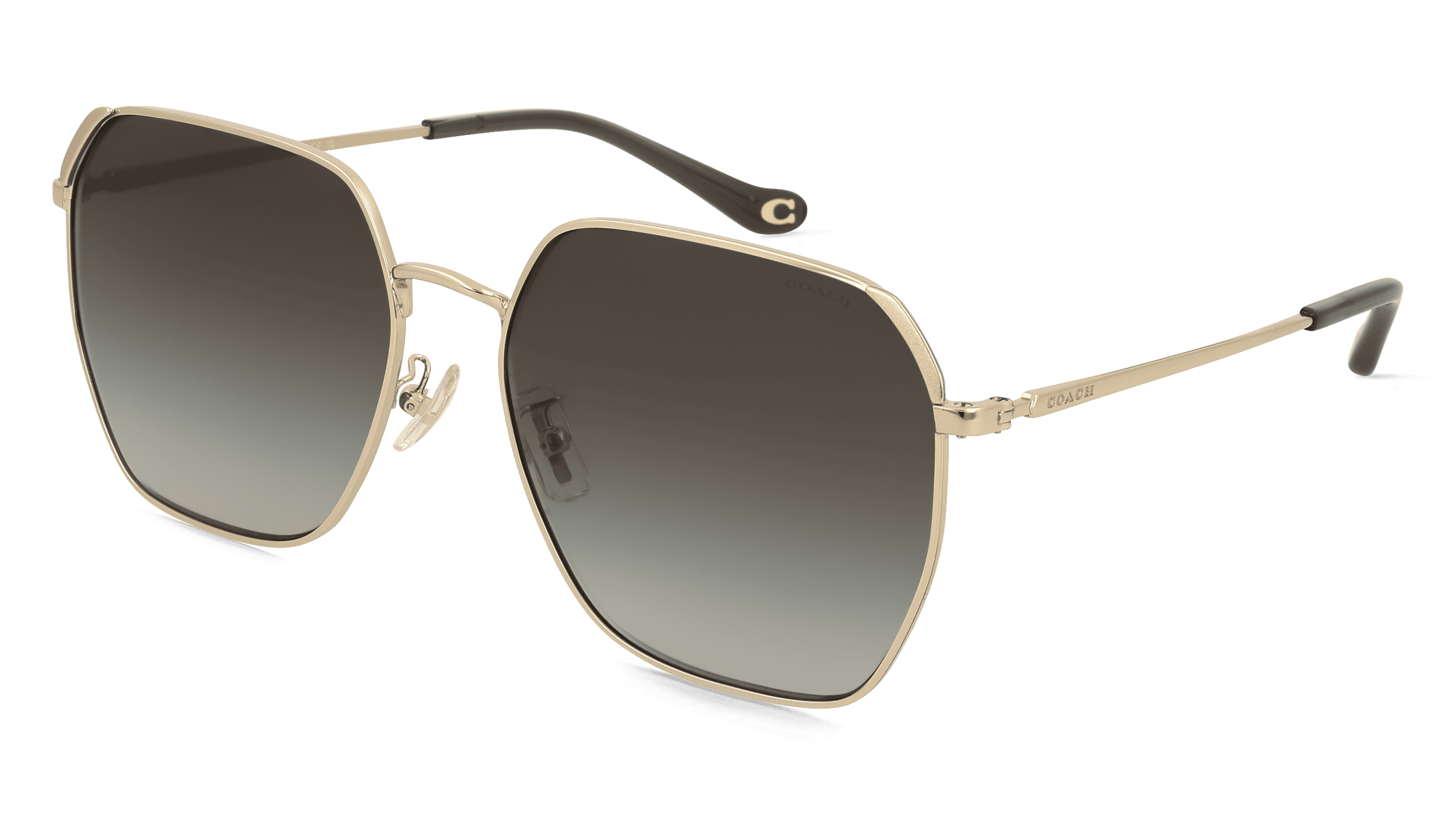 Coach 0HC7165D Vrouwen Zonnebril, Goud licht