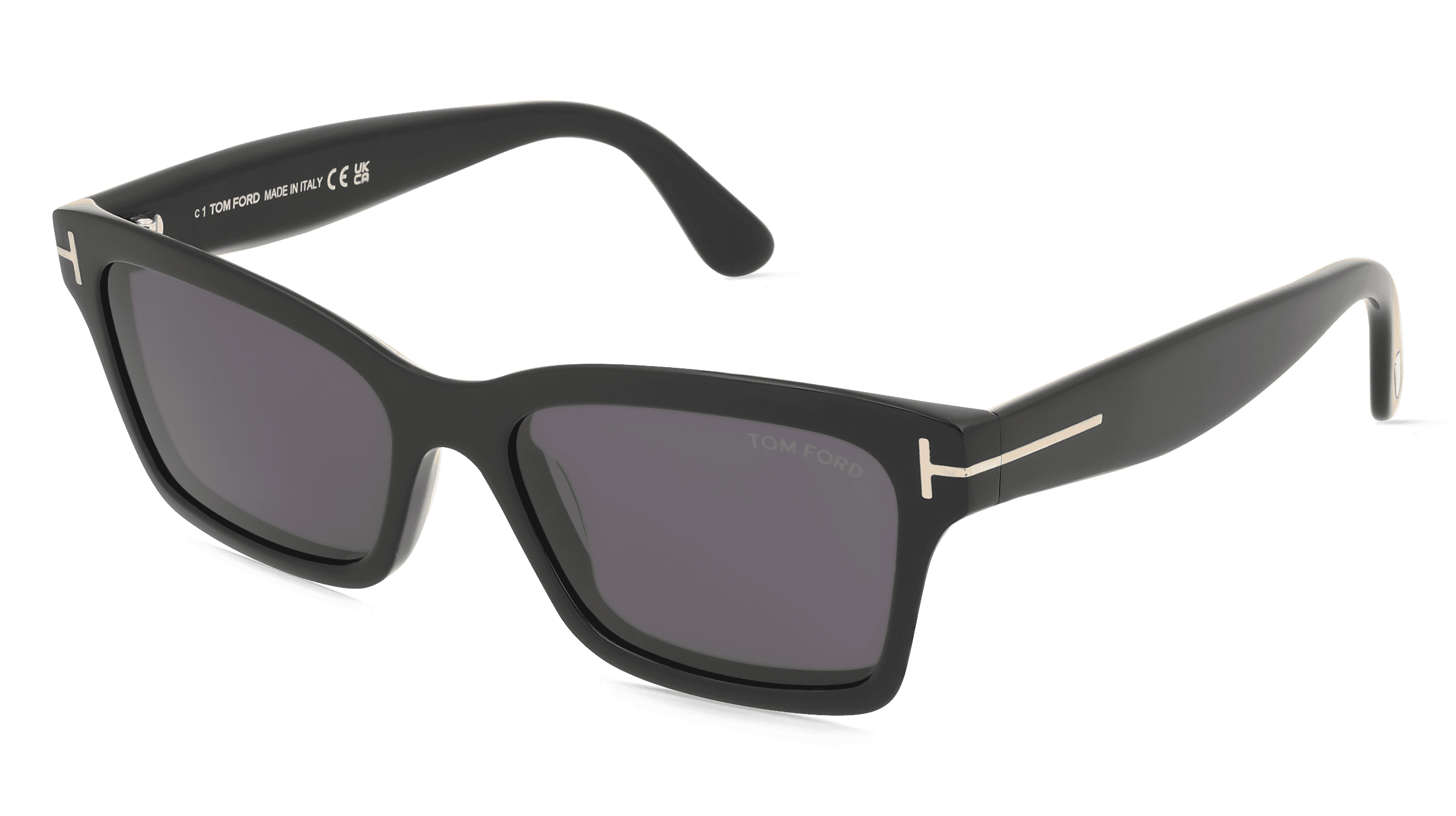 Tom Ford FT1085 MIKEL Unisex Zonnebril, Zwart glanzend