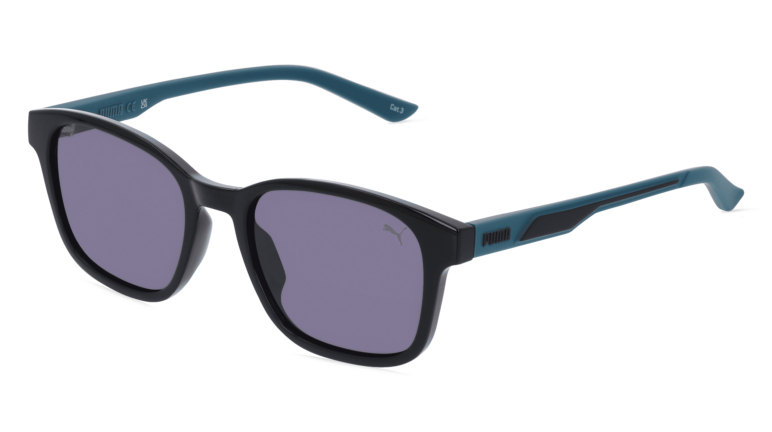 PUMA PU0385S Mannen Zonnebril, zwart