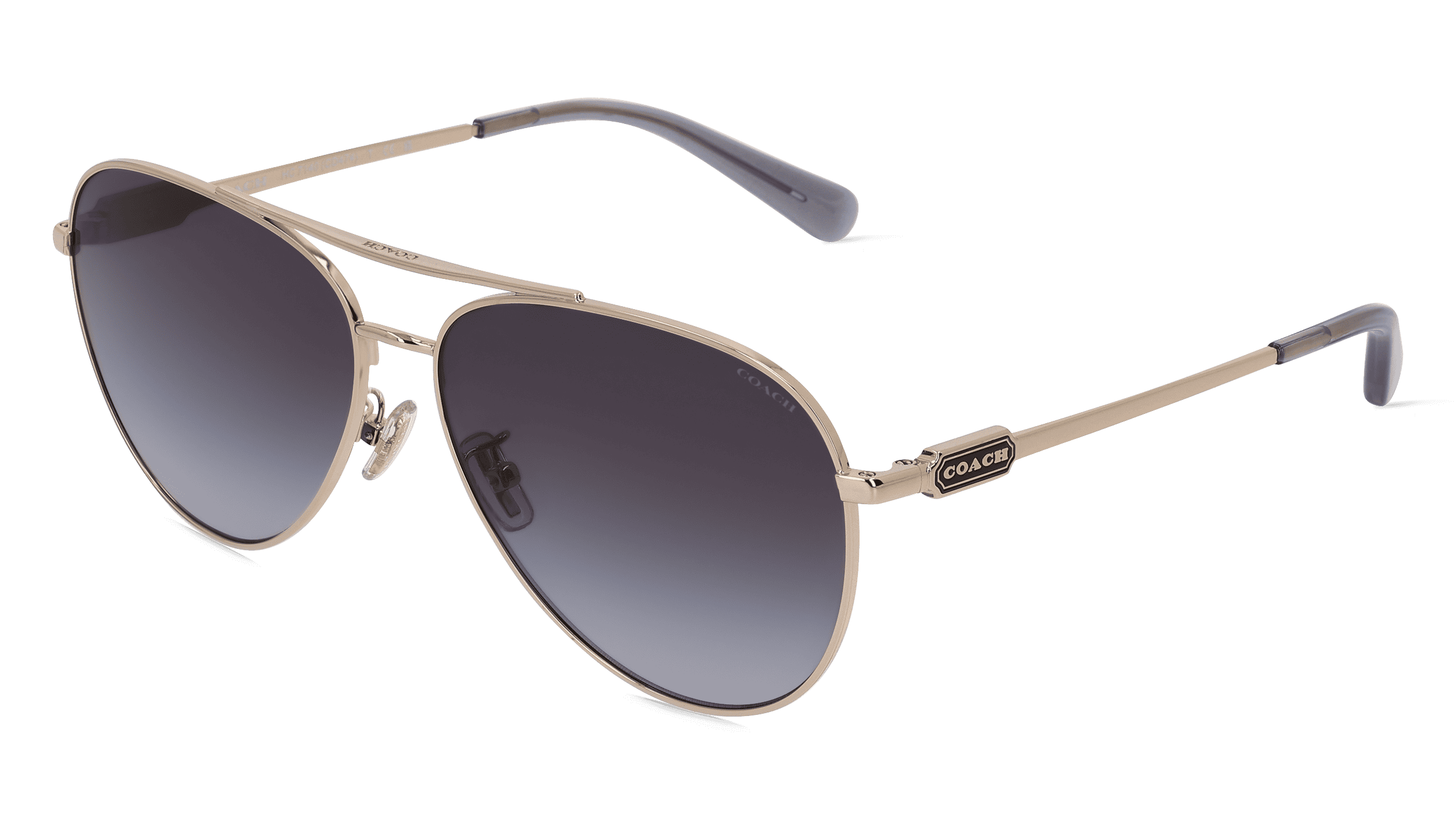 Coach HC7140 Vrouwen Zonnebril, Goud licht