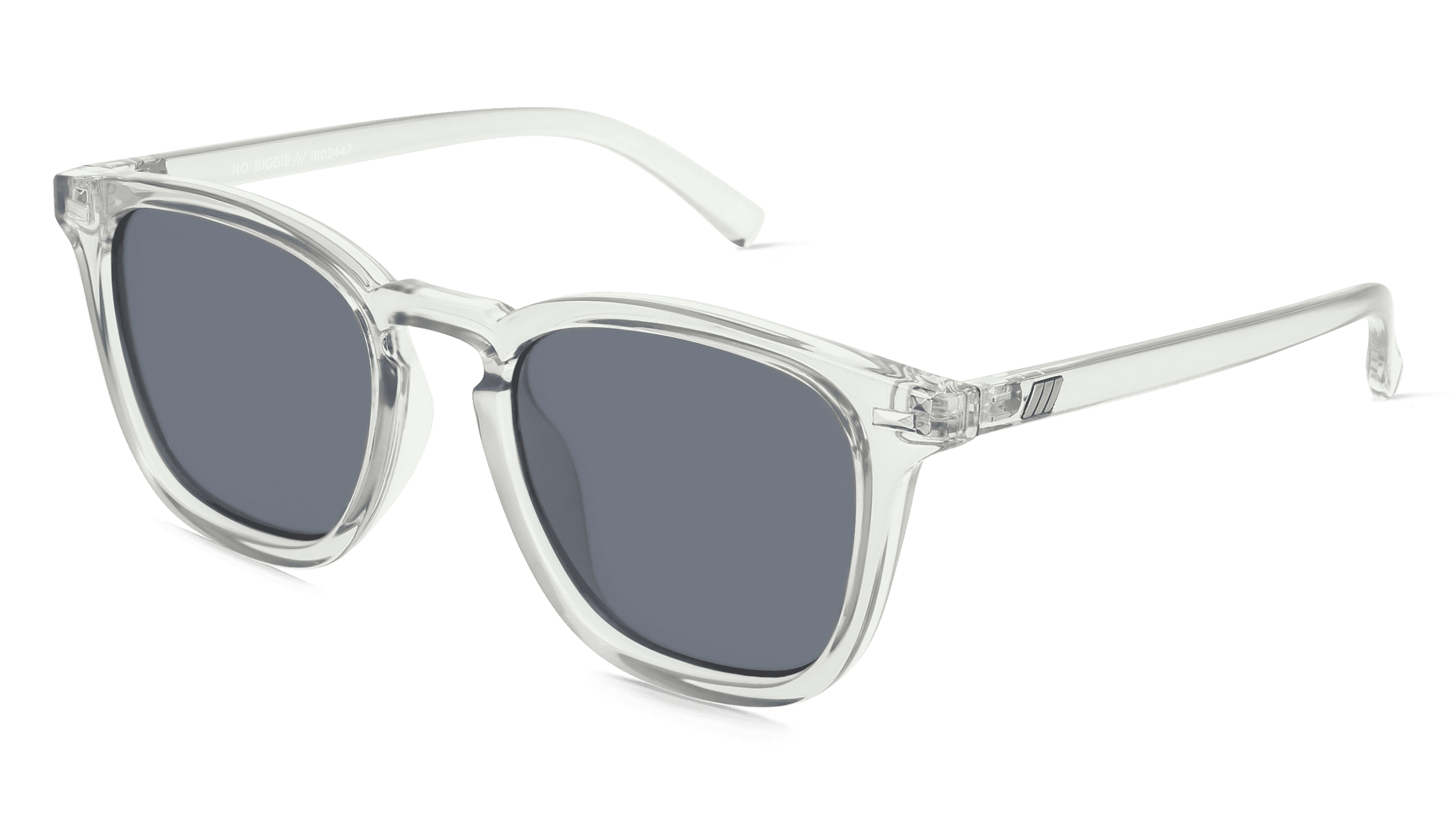 Le Specs NO BIGGIE Unisex Zonnebril, Kristal transparant