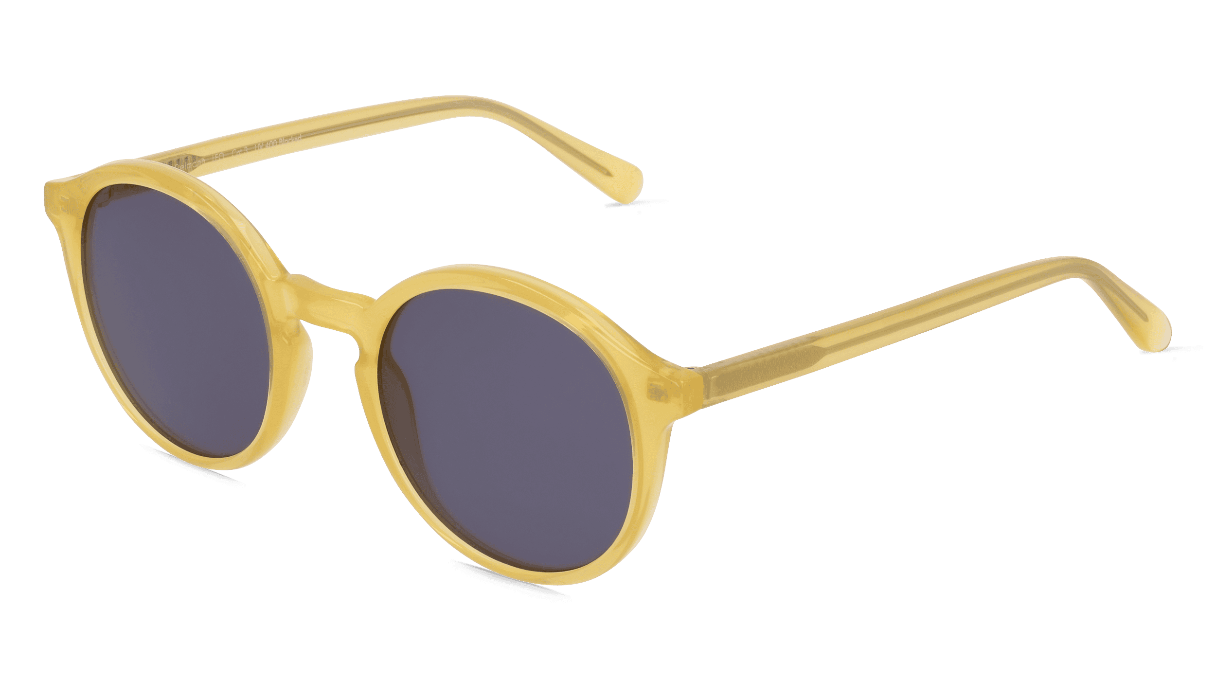 Fielmann ABC 073 SUN FA LEO Unisex Zonnebril, Geel glanzend