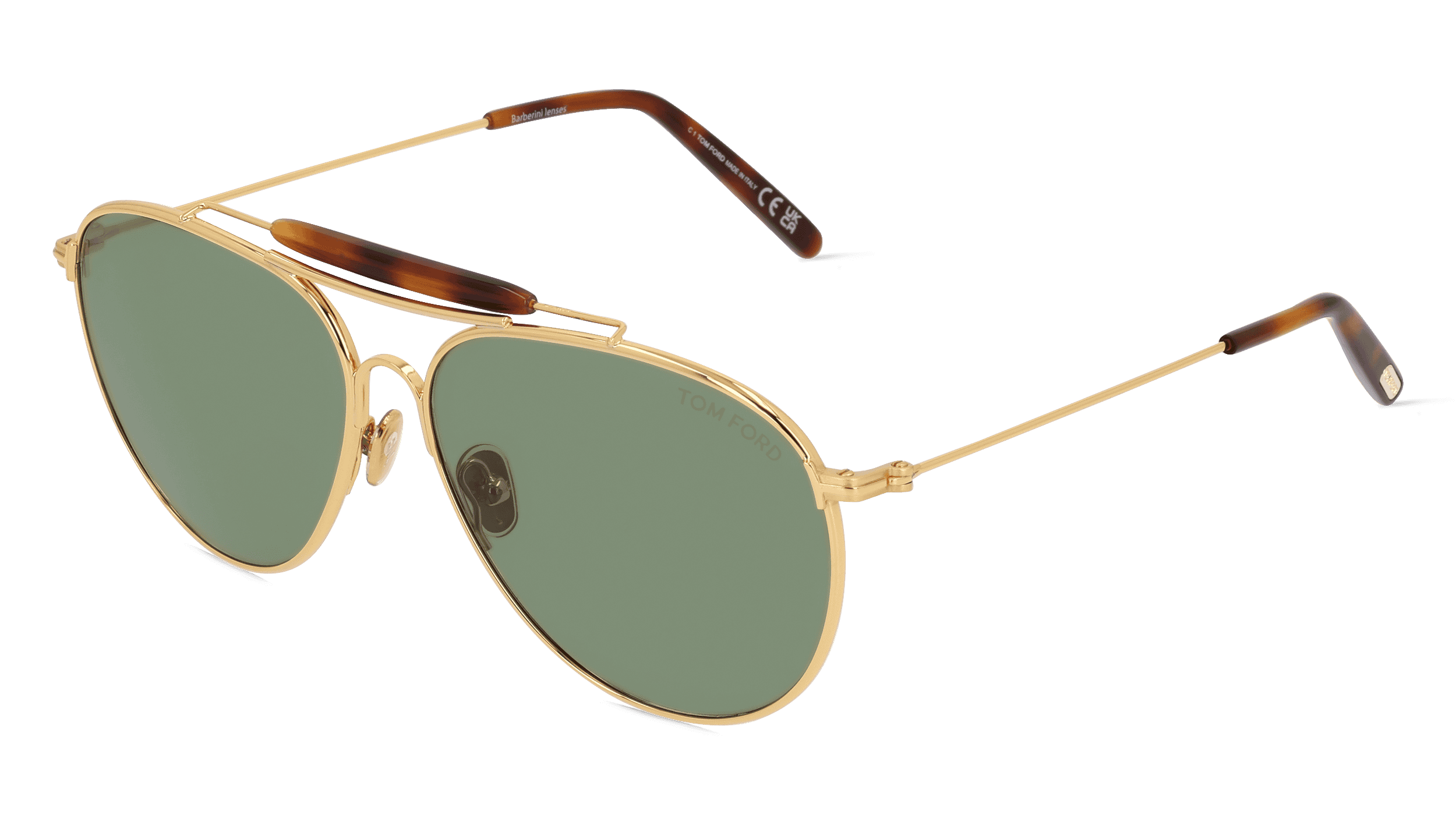 Tom Ford FT0995 RAPHAEL-02 Unisex Zonnebril, Goud glanzend